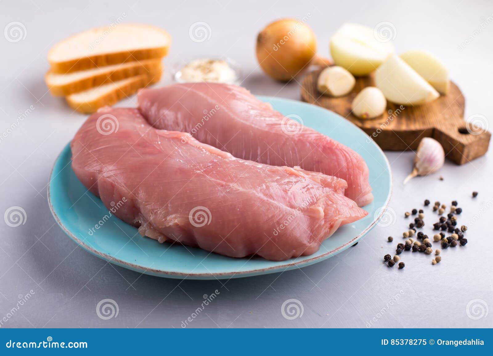 Cutlet ingredients stock image. Image of meal, fresh 85378275
