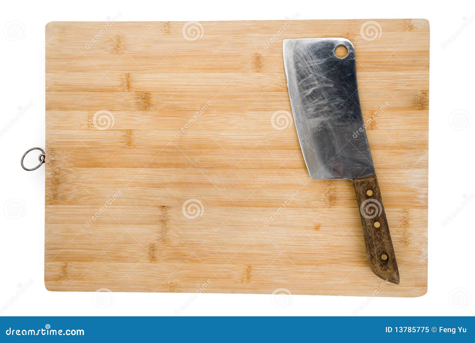 Cutting Board and Kitchen Knife Stock Image Image of kitchen, board