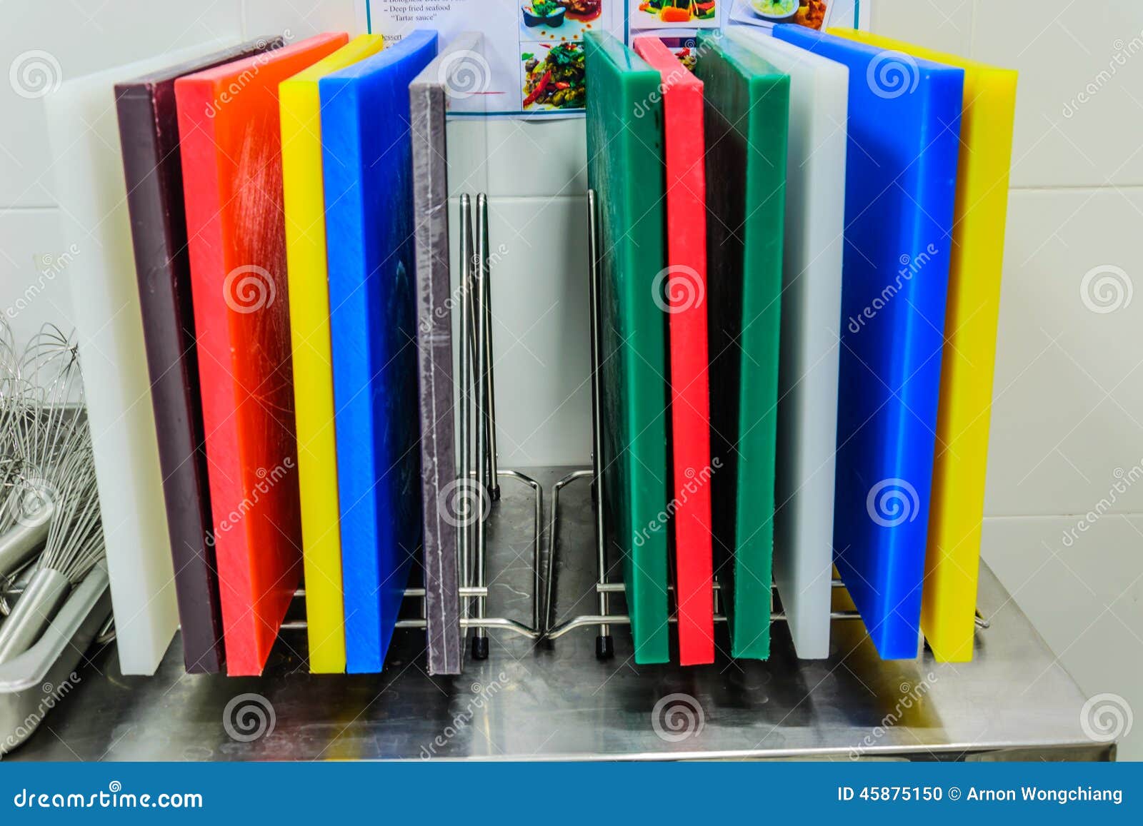 Cutting board in kitchen stock photo. Image of kitchen 45875150