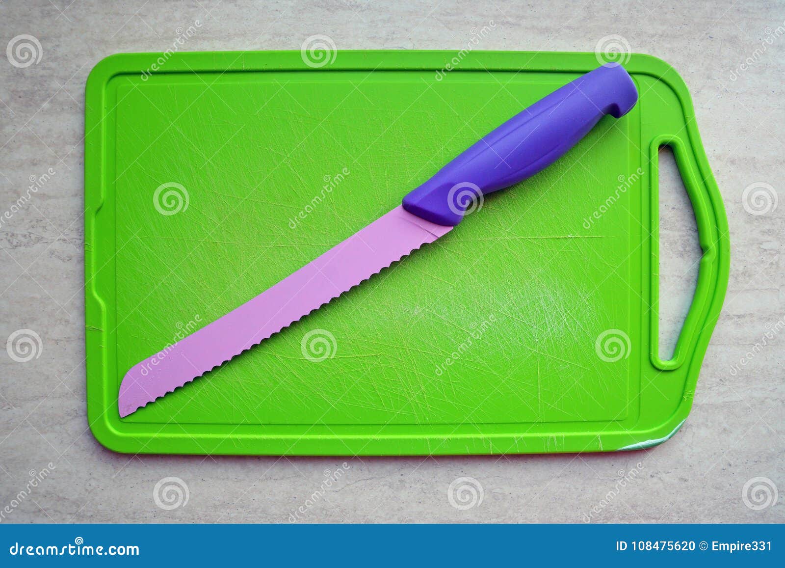 Cutting board stock photo. Image of plastic, board, utensil 108475620