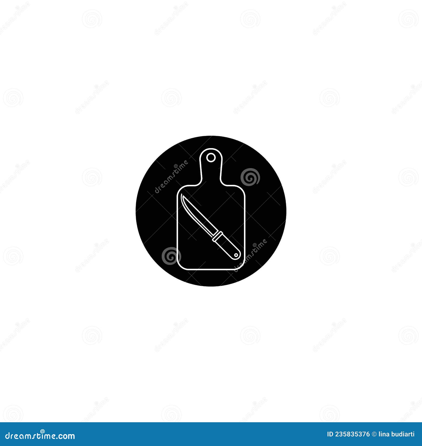 Cutting board logo stock vector. Illustration of texture 235835376