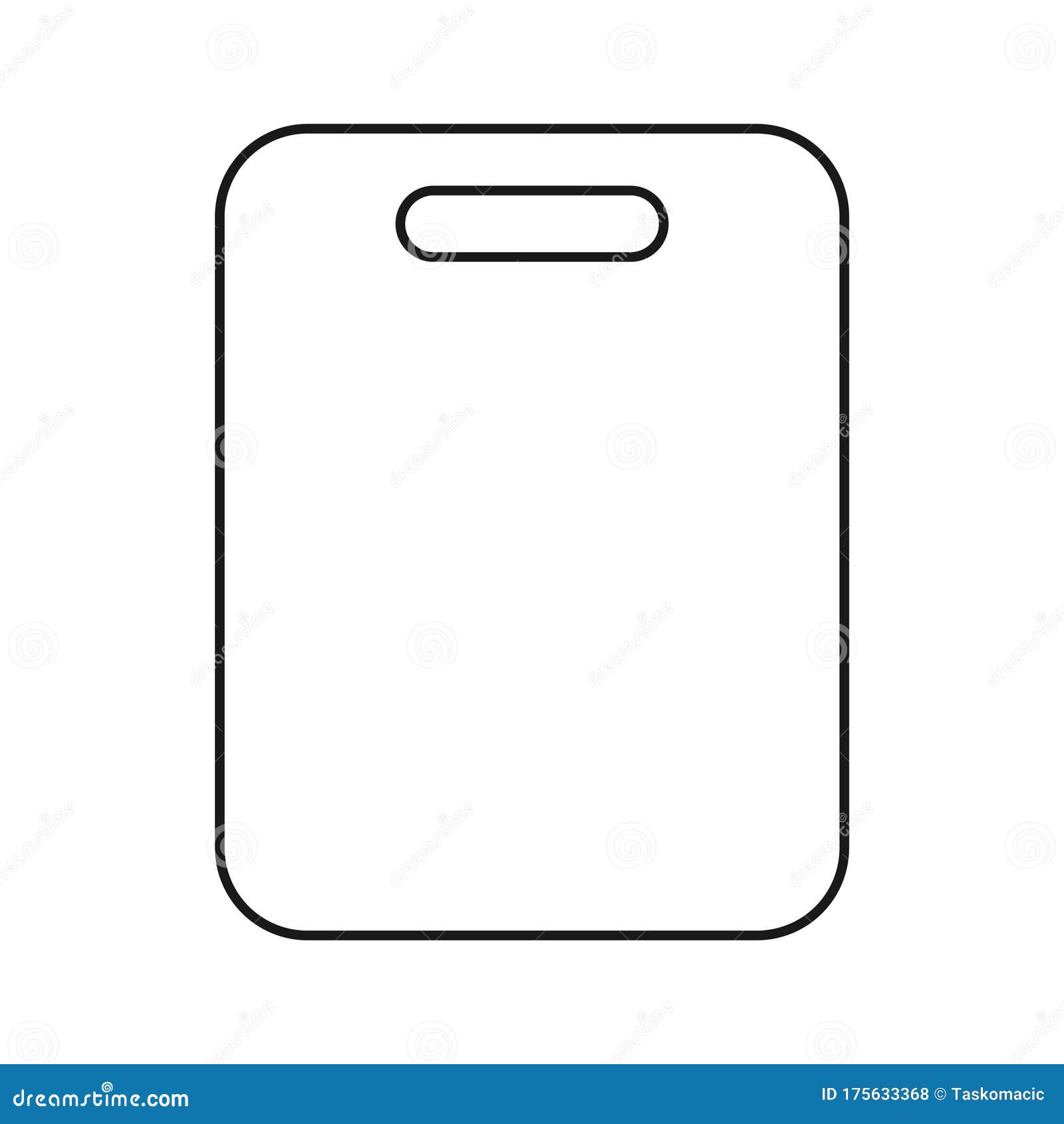 white rectangle clipart