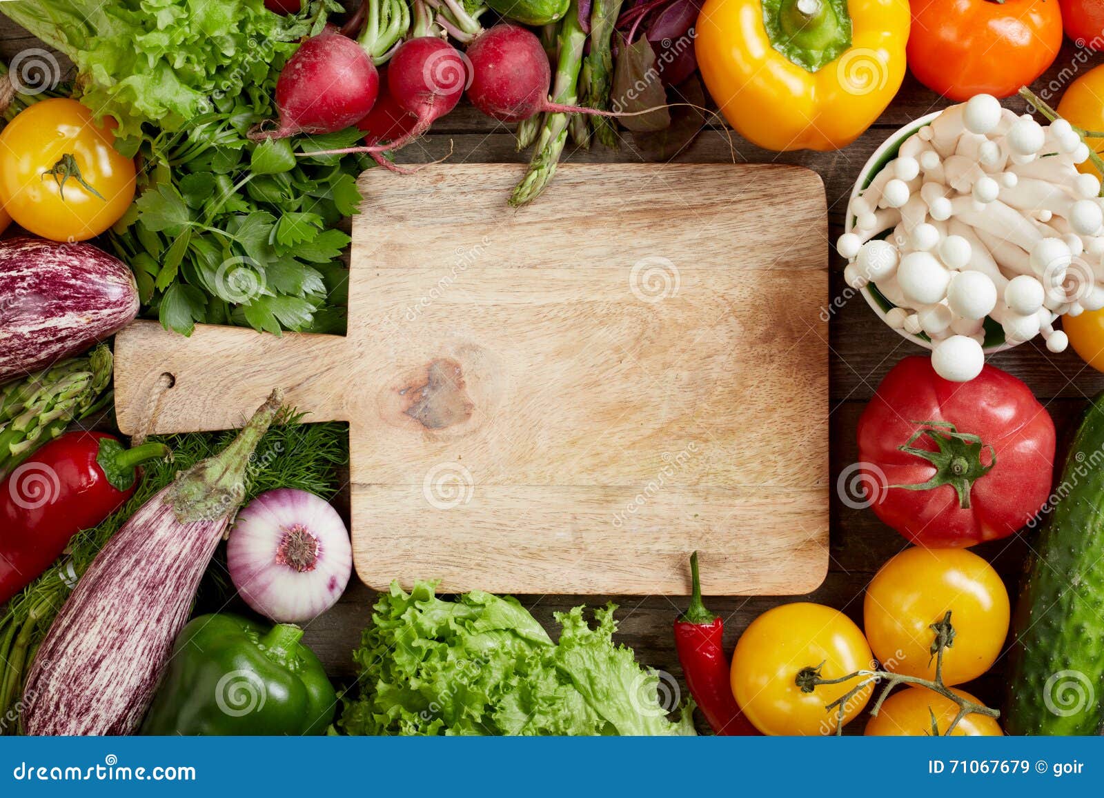 Cutting Board and Vegetables Stock Image Image of dieting, ripe 71067679