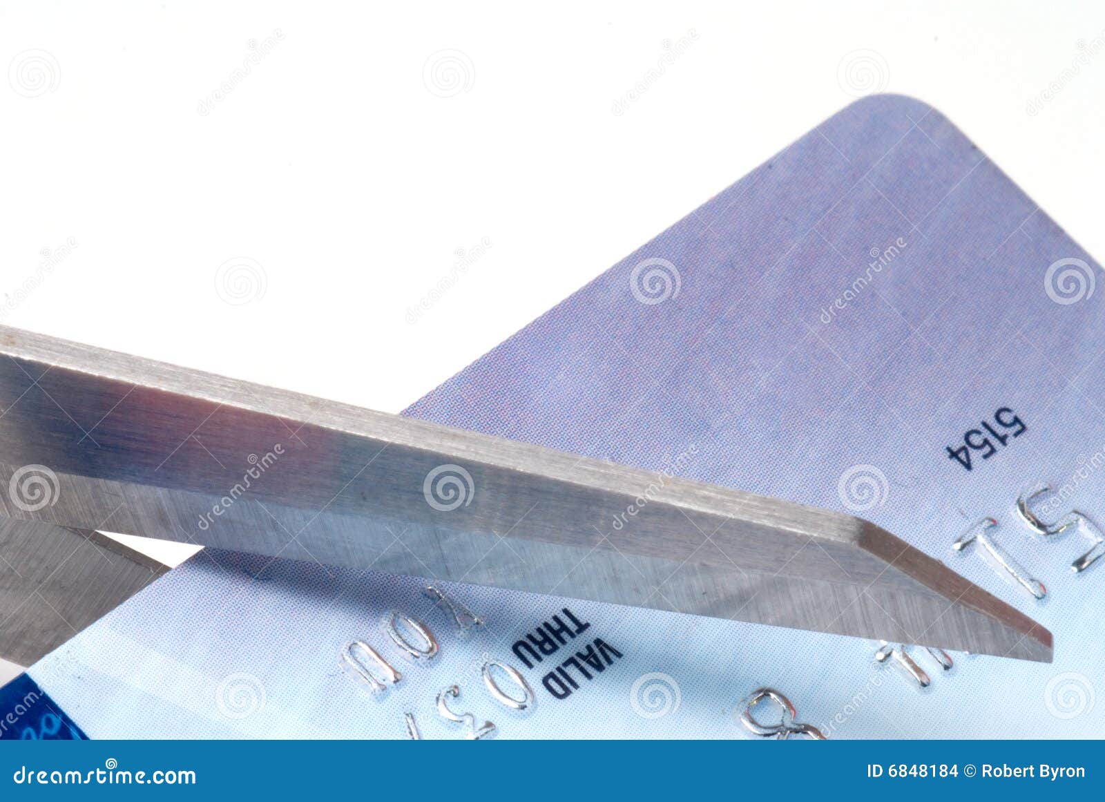 Cutting a Credit Card stock photo. Image of account, purchasing 6848184