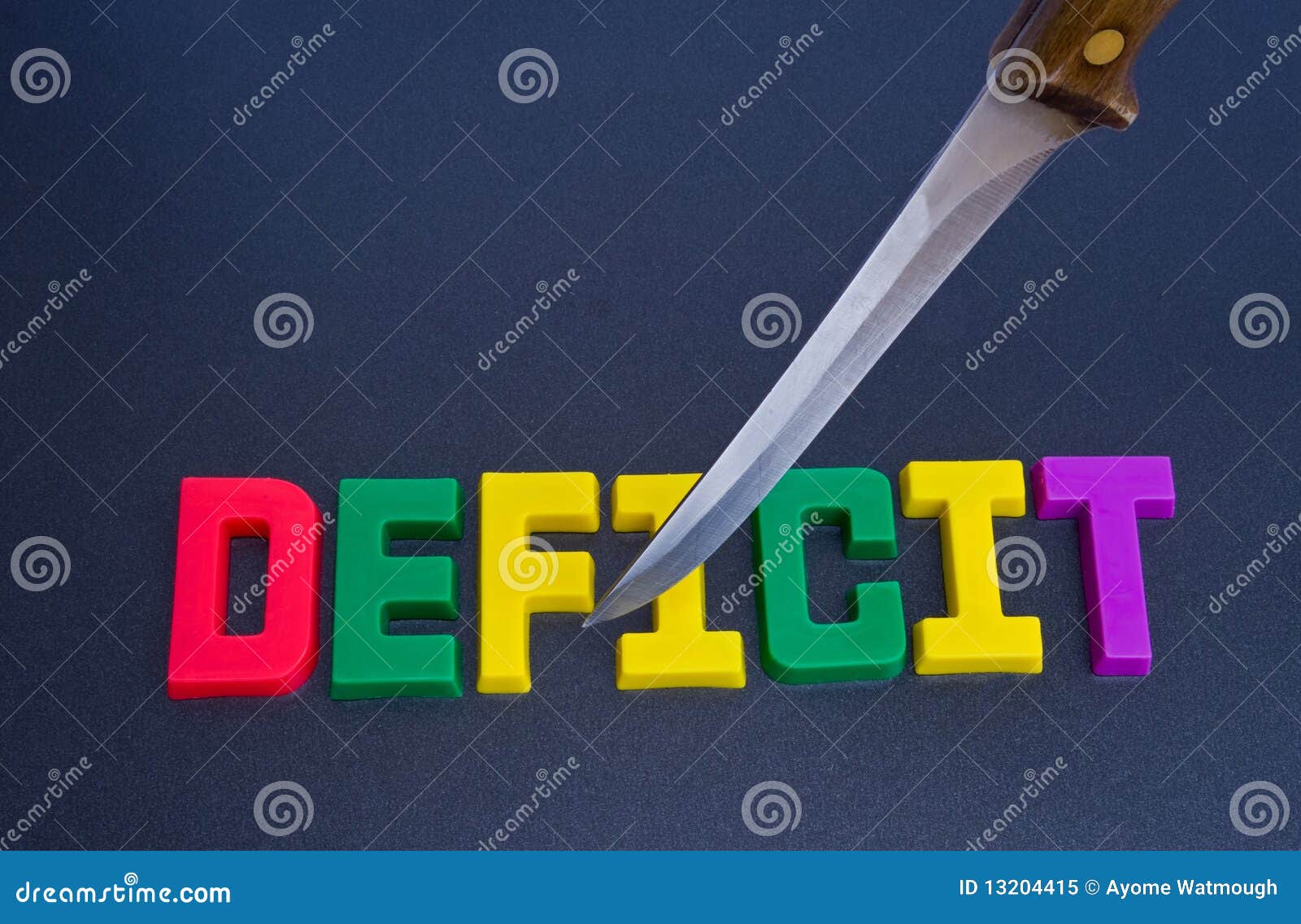 cutting the deficit: effect of recession.