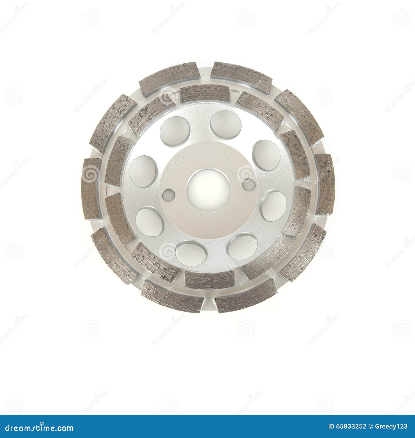 Cutting Disks with Diamonds Diamond Discs for Concrete Isolated on