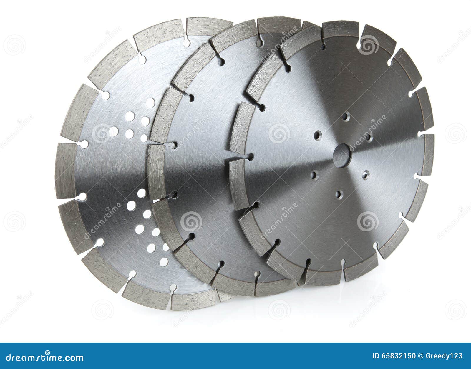 Cutting Disks with Diamonds Diamond Discs for Concrete Isolated on
