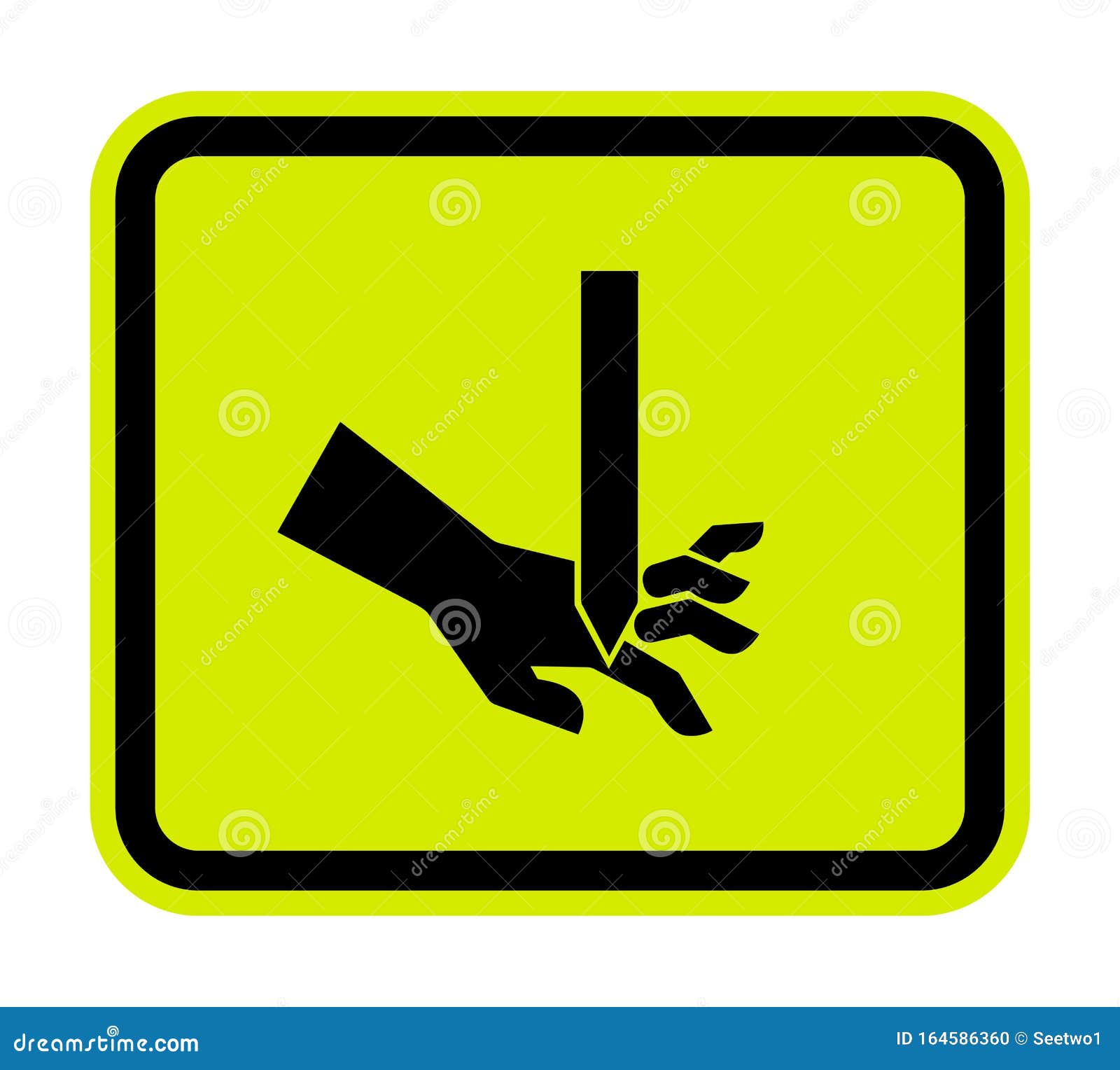 danger cut fingers off sign danger cut fingers off sign