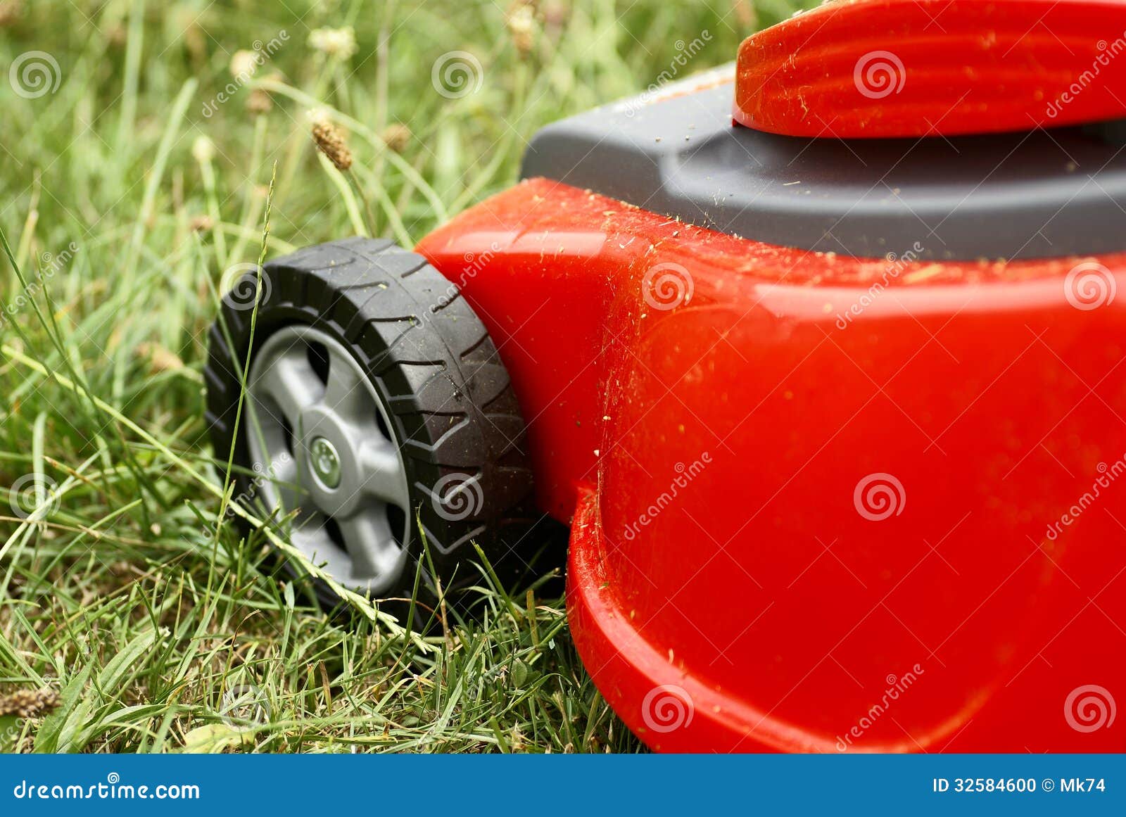 Cutting grass stock photo. Image of machine, horizontal 32584600