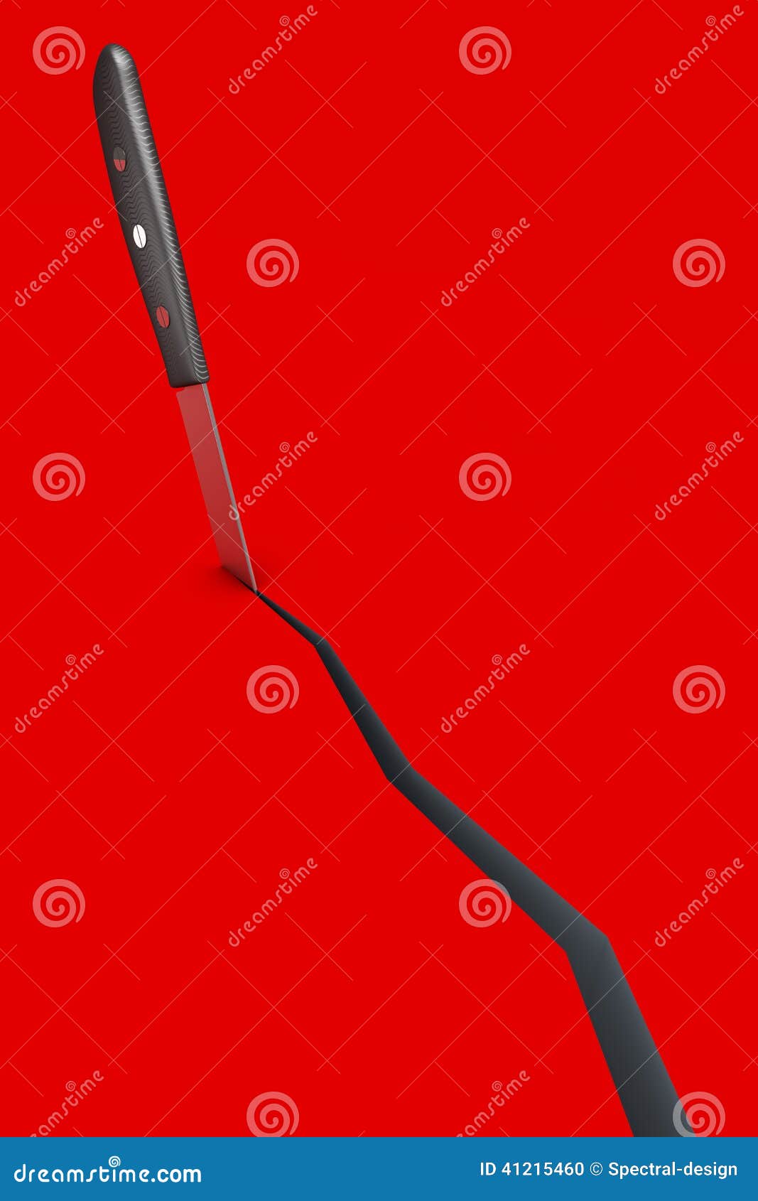 Cutting Knife stock illustration. Illustration of metal 41215460