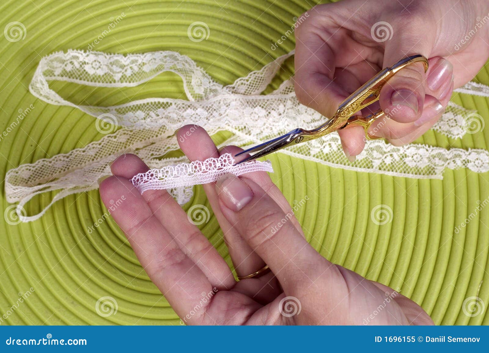 Cutting lace stock image. Image of cosmetic, woman, care 1696155