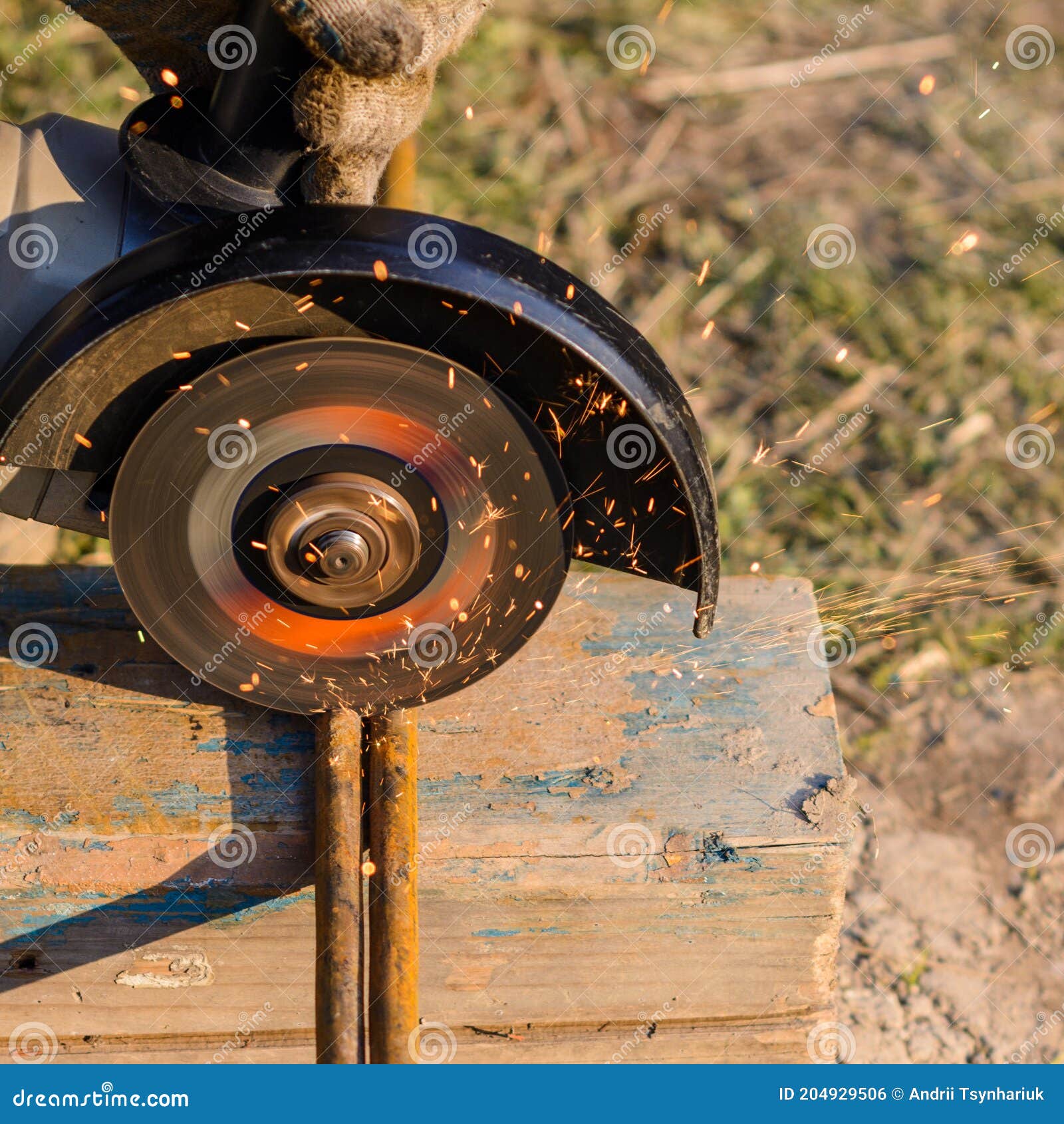 Cutting Metal with an Angle Grinder, Cutting Metal Wire at Home Stock