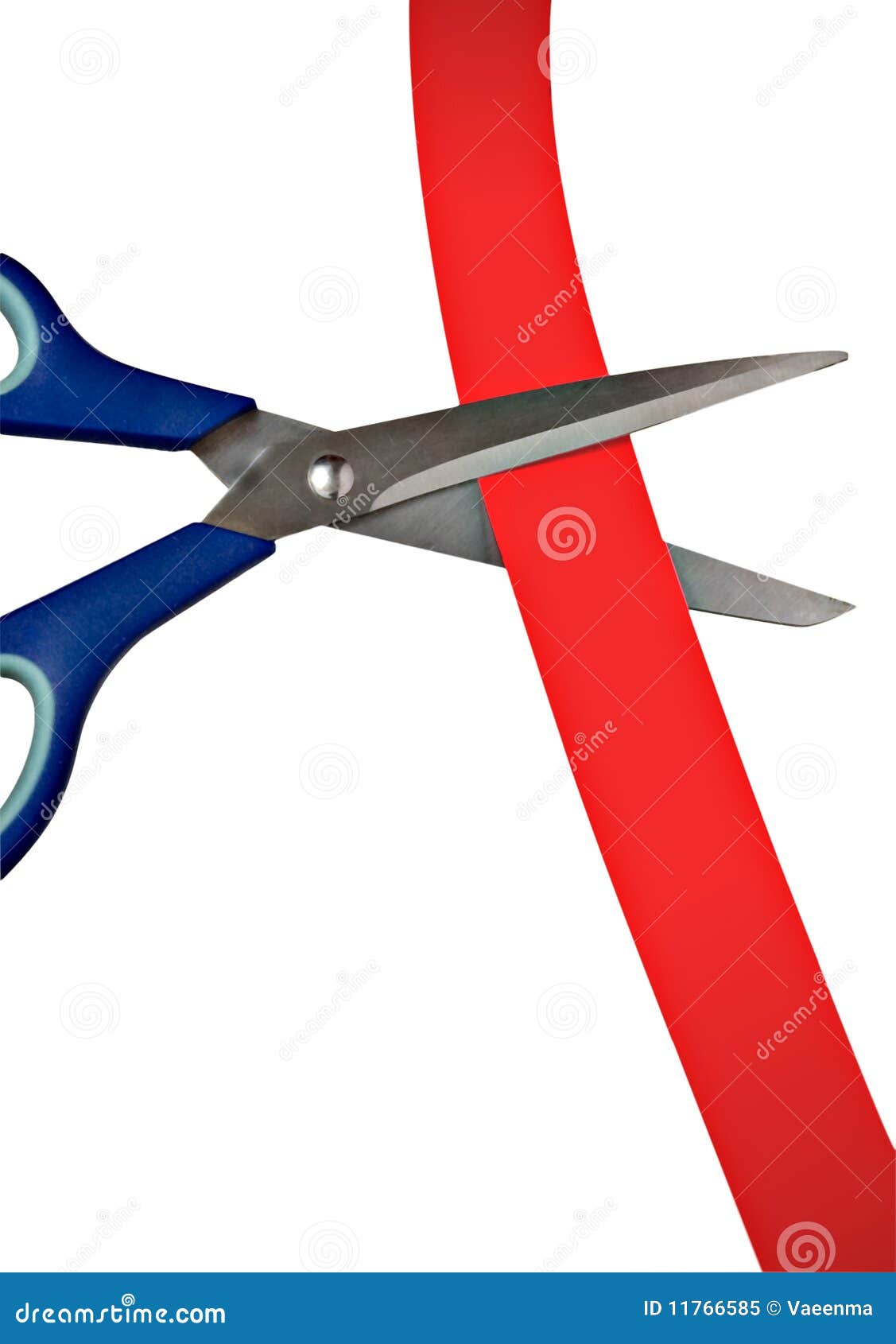 Cutting red tape stock image. Image of sharpened, reduction 11766585