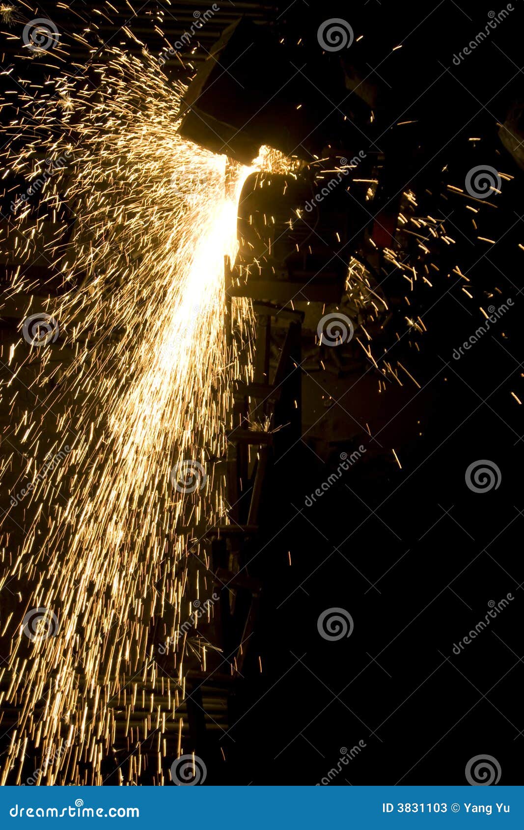 Cutting steel stock image. Image of protection, cutting - 3831103