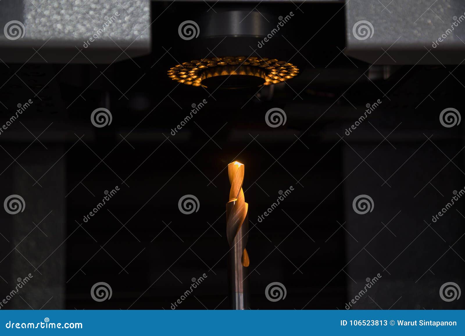 Cutting Tool Inspection Machine Stock Image Image of cutting