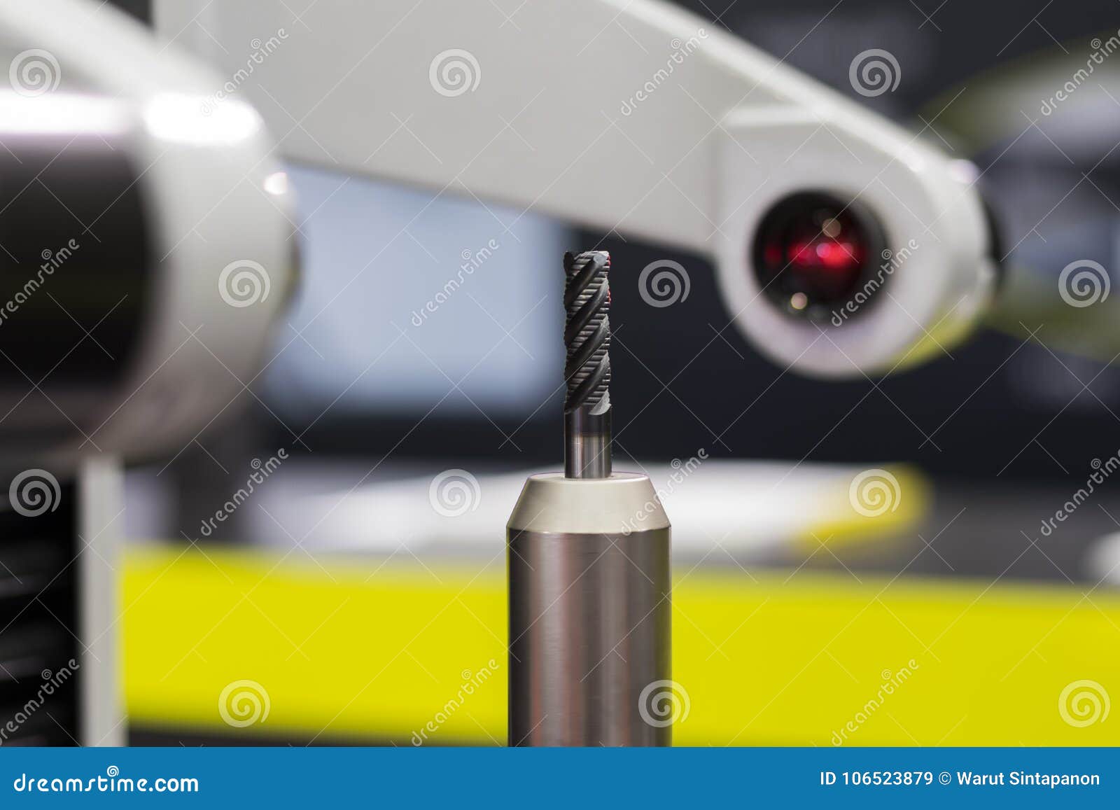 Cutting Tool Inspection Machine Stock Image Image of milling, gauge