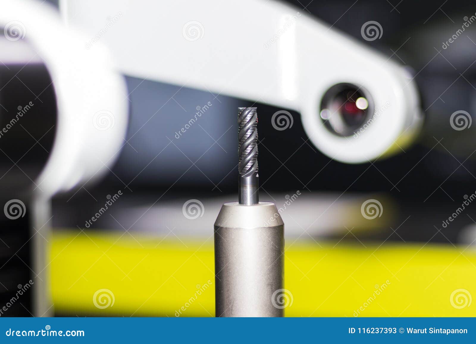 Cutting Tool Inspection Machine Stock Image Image of factory, quality