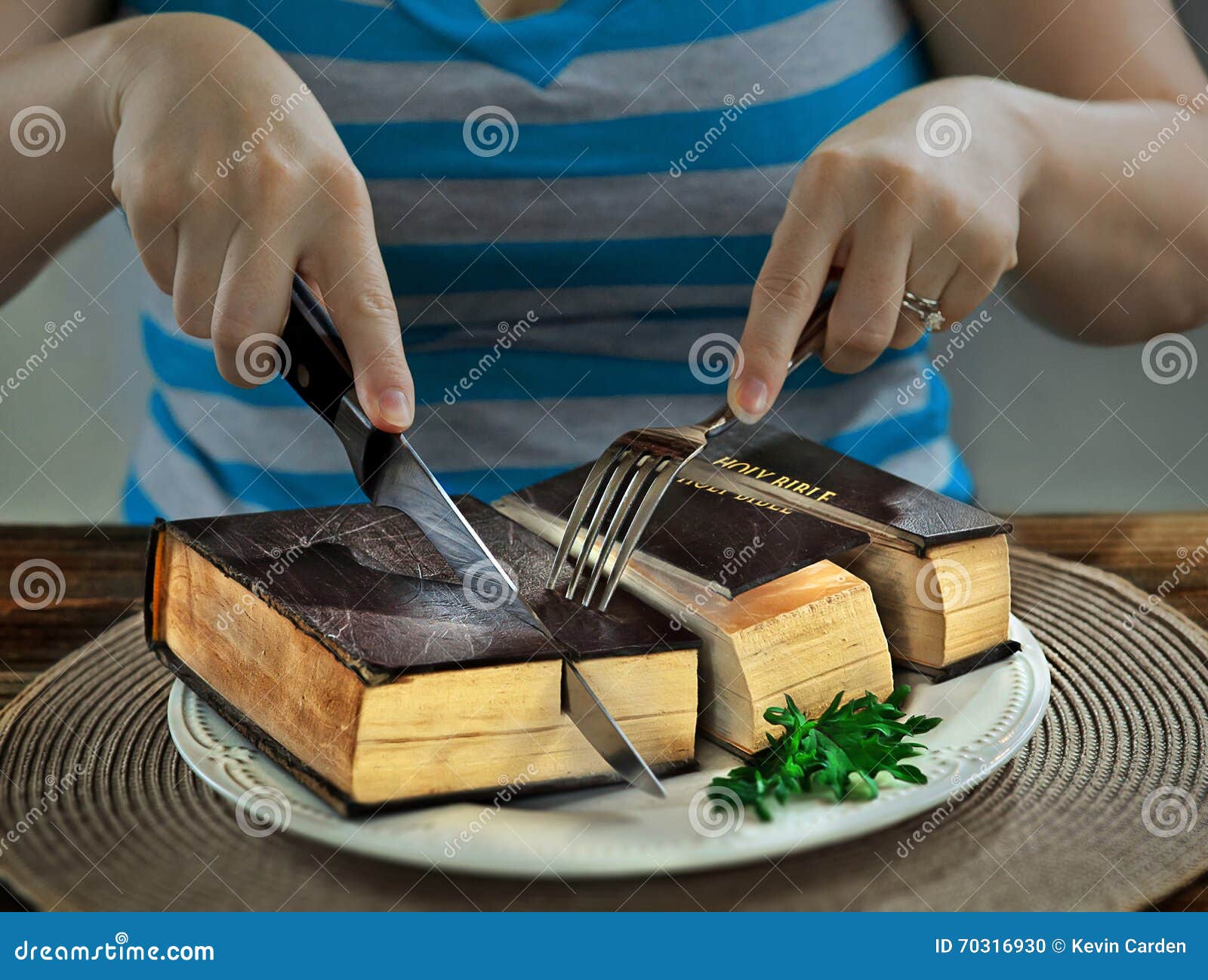 Cutting up a Bible stock photo. Image of page, bible 70316930