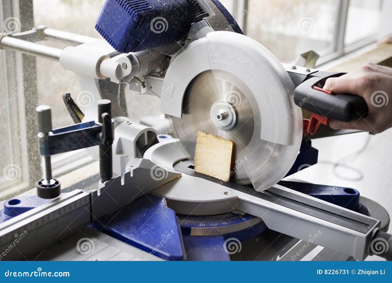 Cutting wood stock image. Image of skilled, technique 8226731