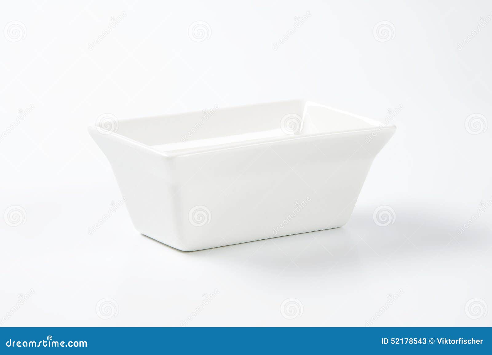 Cuvette Rectangulaire Blanche Image stock Image du blanc, objet 52178543