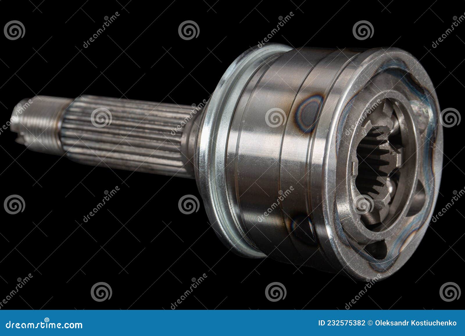 CV Joint, Constant Velocity Joints. Part Wheel of the Car, Isolated on