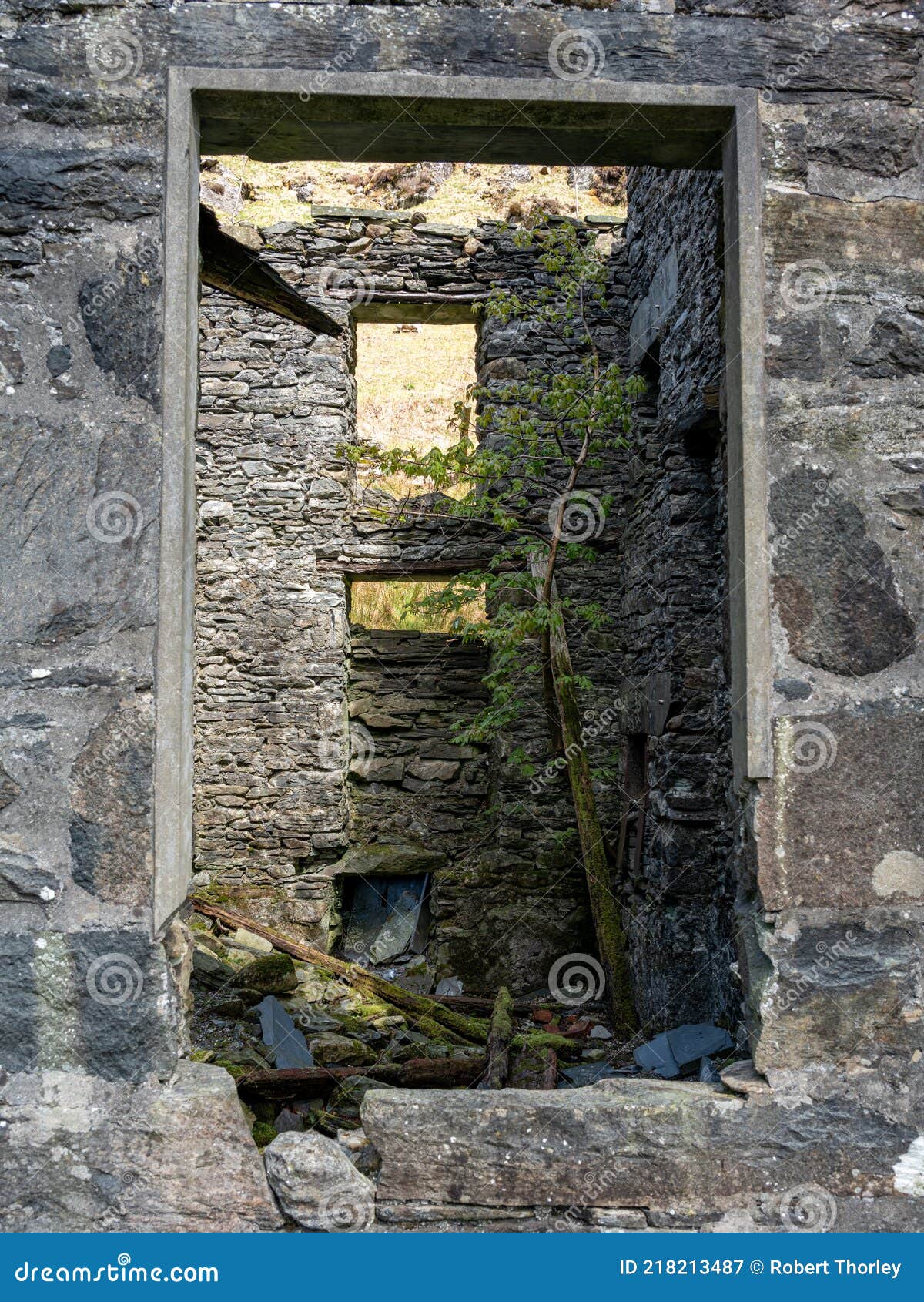 cwmorthin slate quarry at blaenau ffestiniog