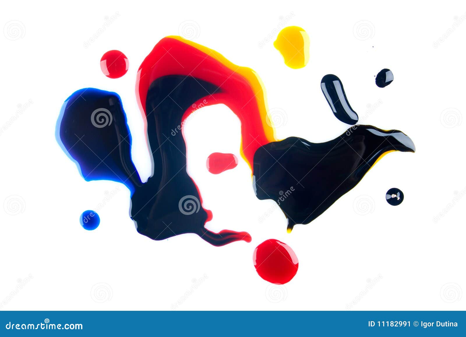 Cyan Magenta Yellow and Black Stock Image Image of black, magenta