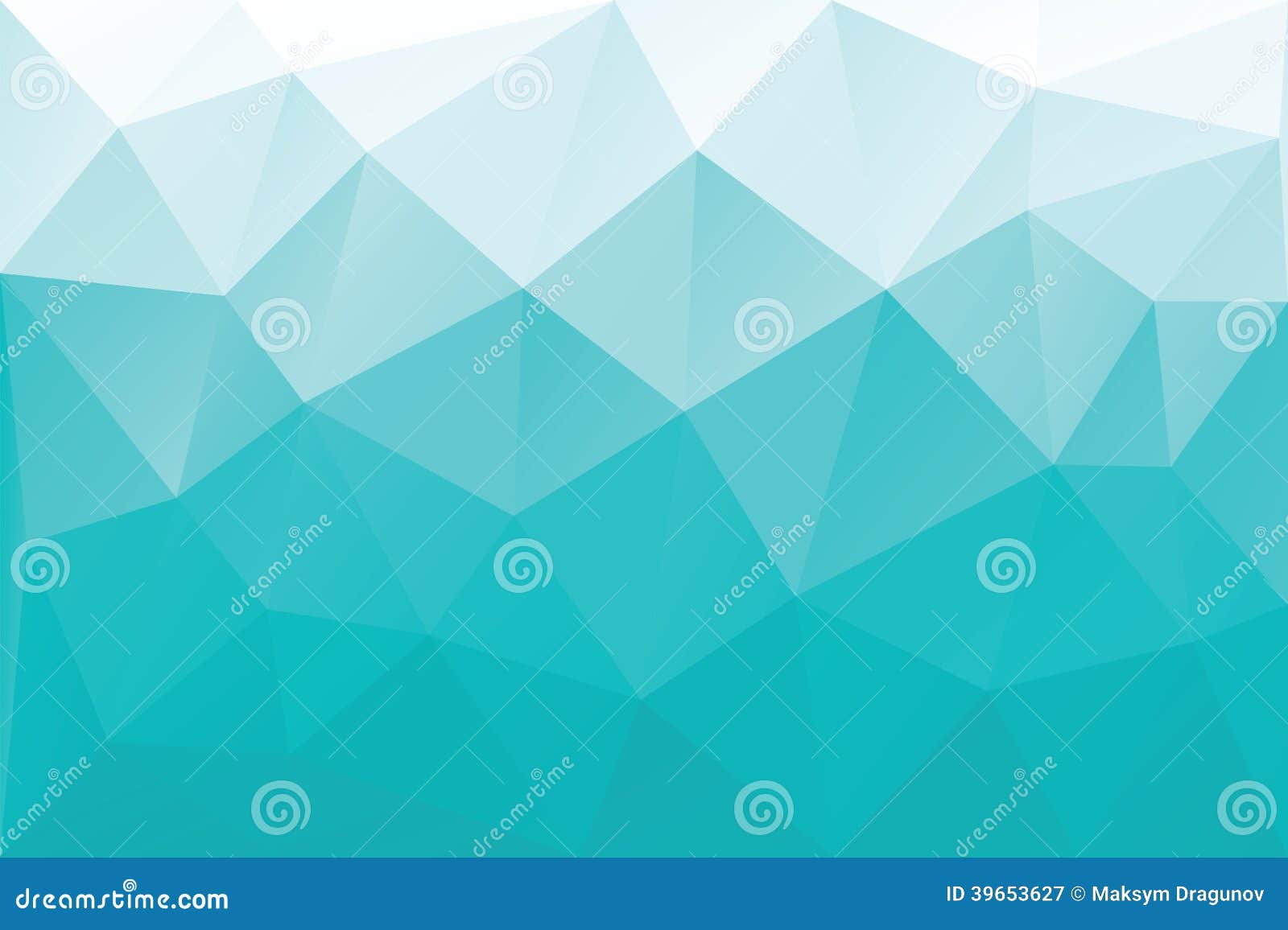 Cyan trianglar stock illustrationer. Illustration av polygonal - 39653627
