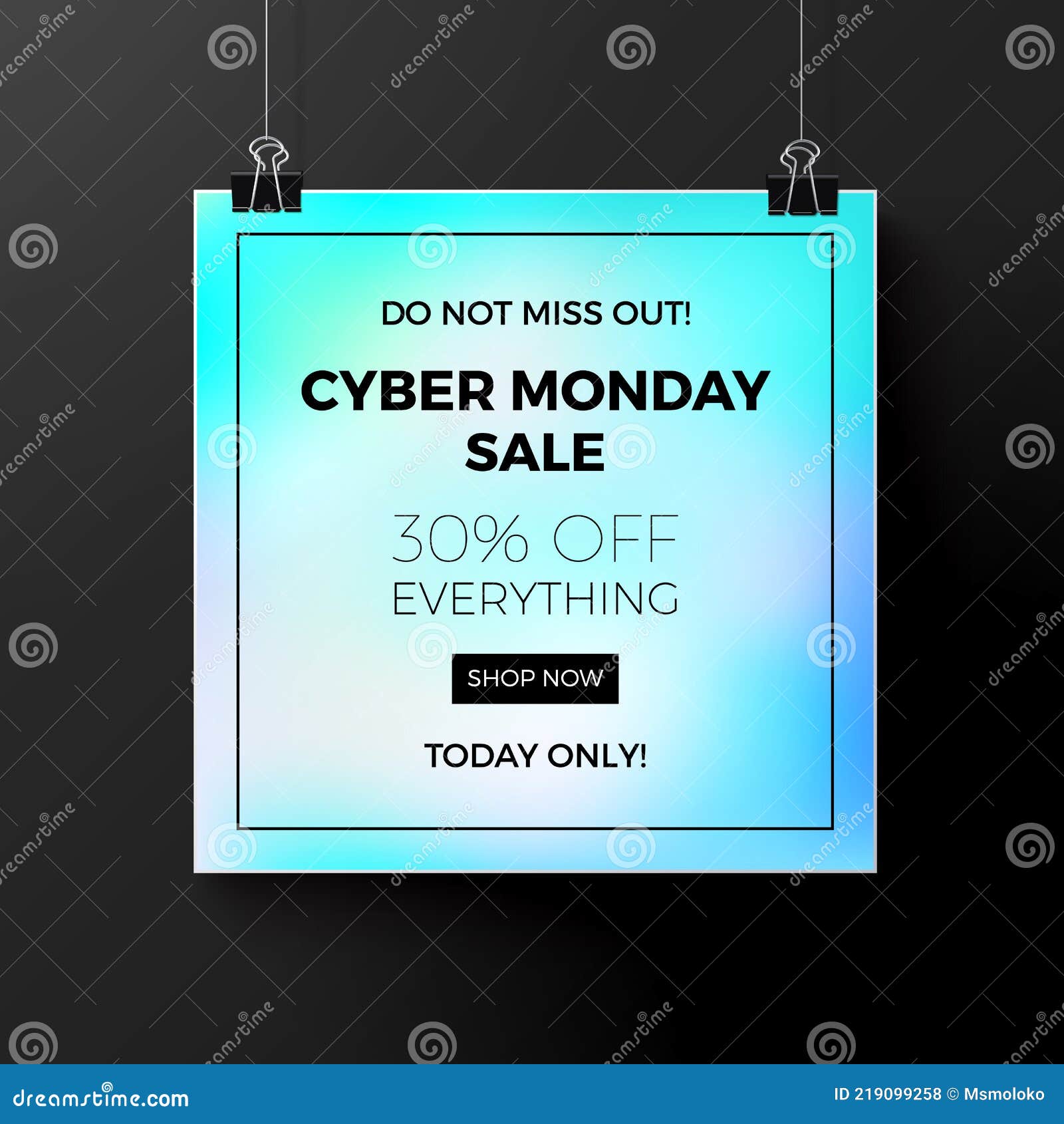 Cyber Monday Concept Design for Banner, Flyer and Advertisement Stock