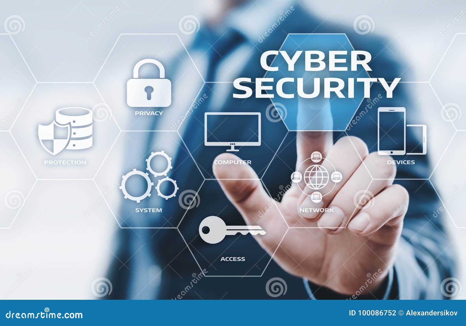 Cyber Security Data Protection Business Technology Privacy Concept