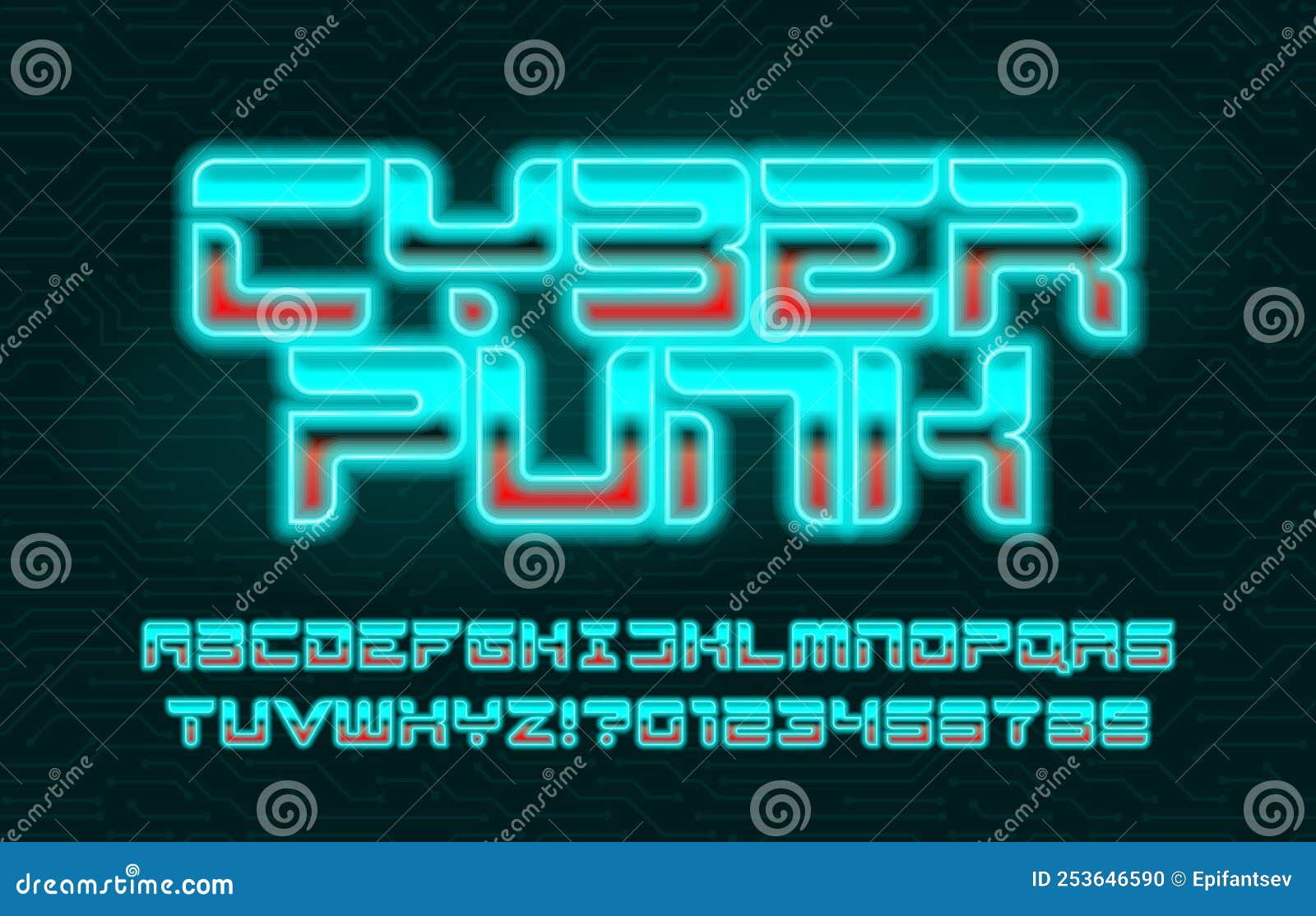 Cyberpunk font style фото 63