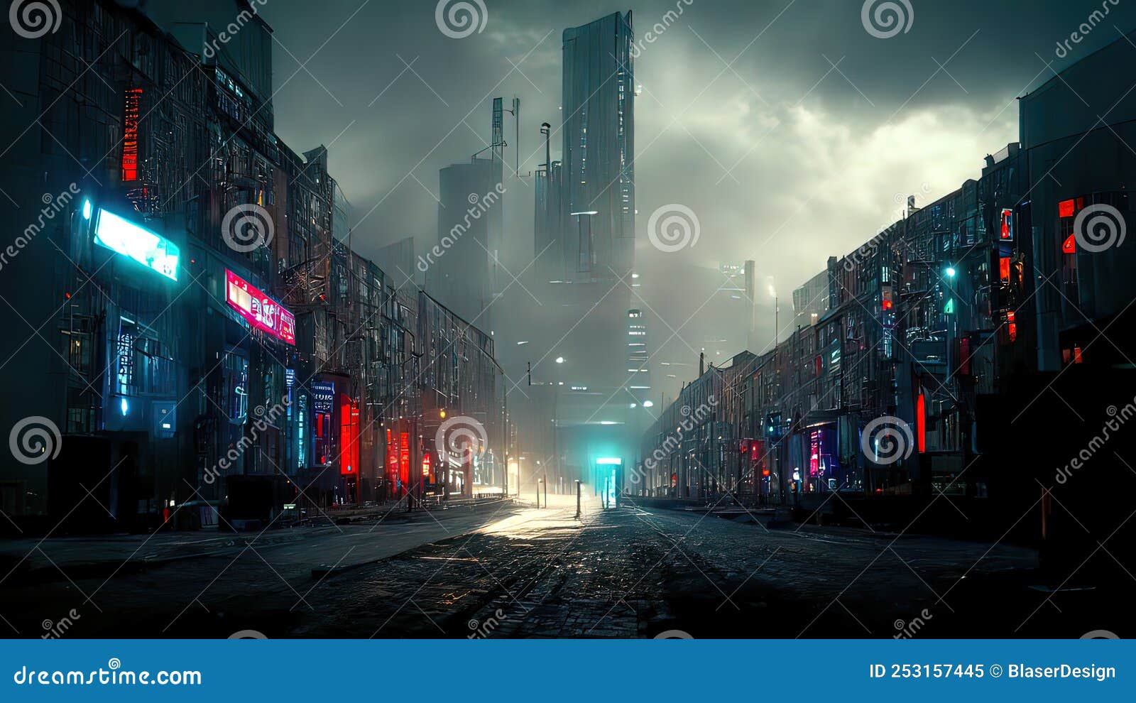 HD Wallpaper for phone - Futuristic Cyberpunk Street