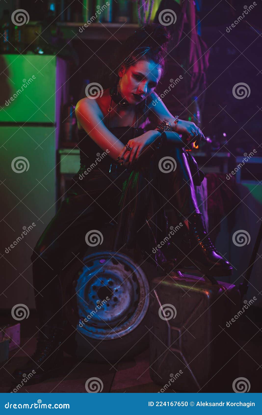 Punk Girl Smoking