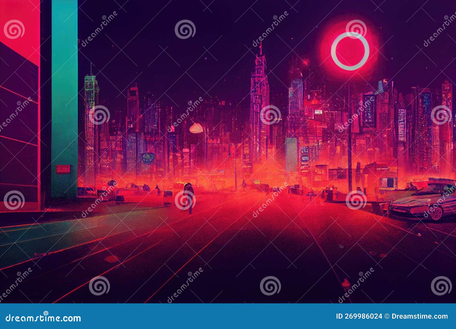 Futuristic Neon Technology City Cyberpunk Background, Cyberpunk City, Neon  Light, Technology Background Image And Wallpaper for Free Download