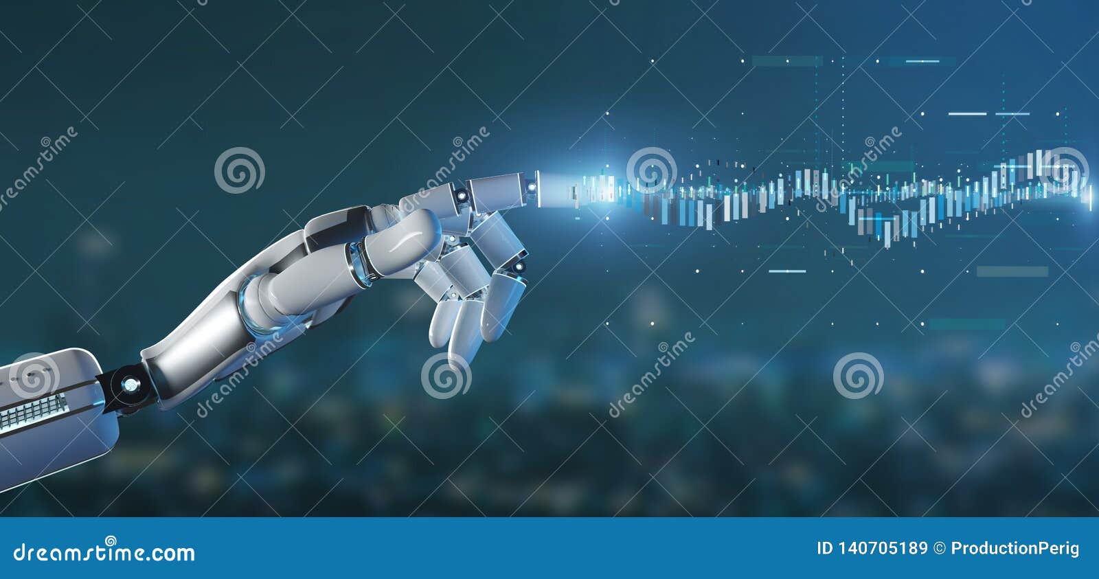 Hand Holding a Business Stock Exchange Trading Data Information