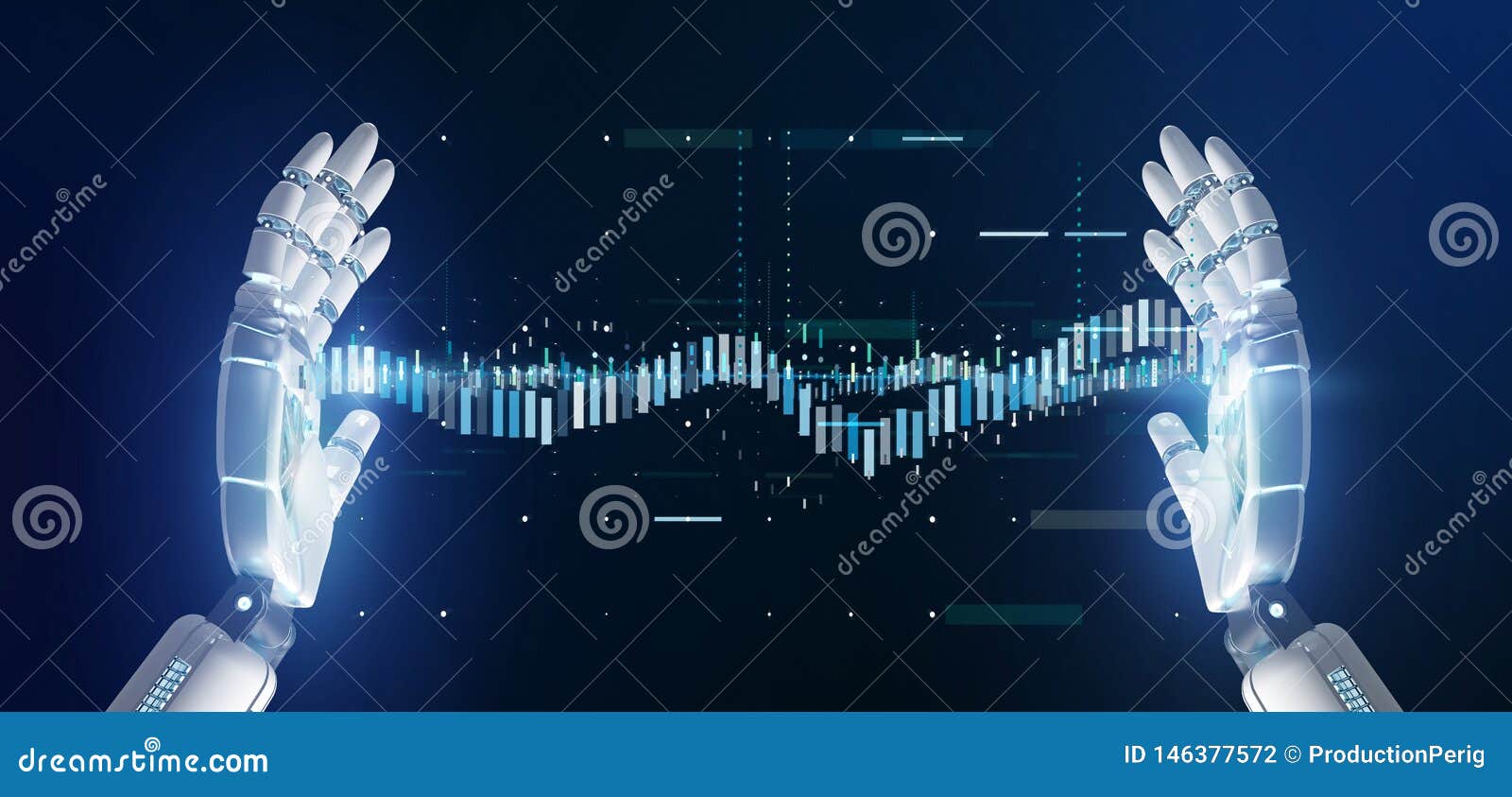 Hand Holding a Business Stock Exchange Trading Data Information