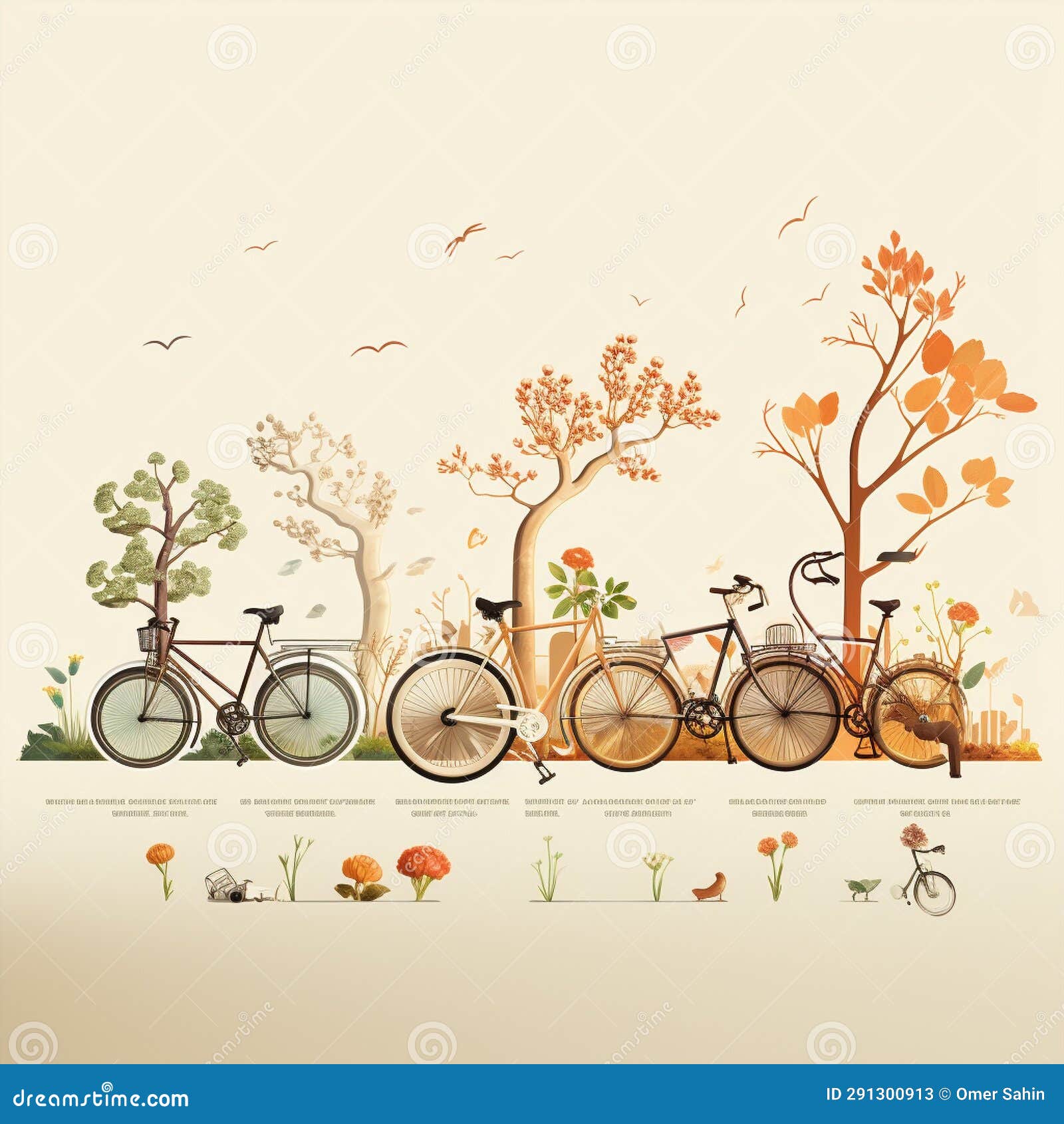 the cycle of life: capturing the ever-changing nature of bicycles
