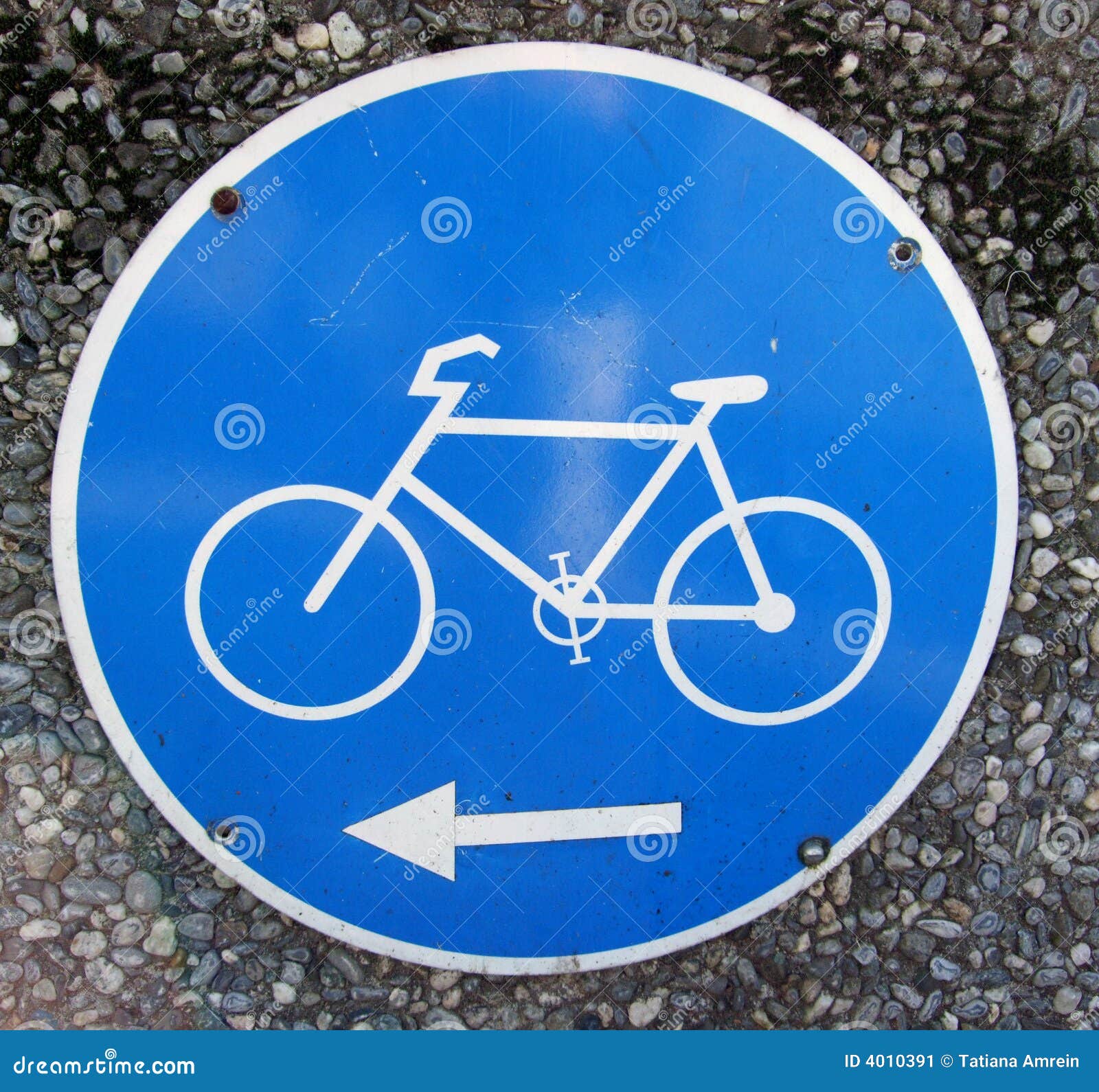 Cycle. Road sign stock image. Image of information, frame 4010391