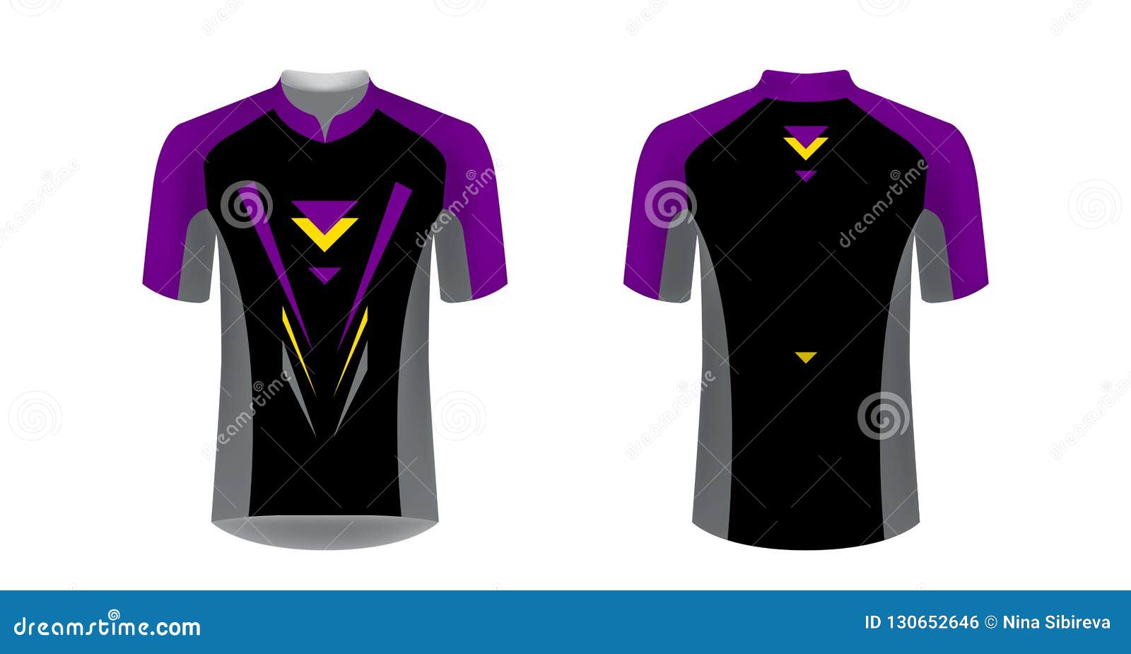 Download Cycling jersey mockup stock vector. Illustration of cycle ...