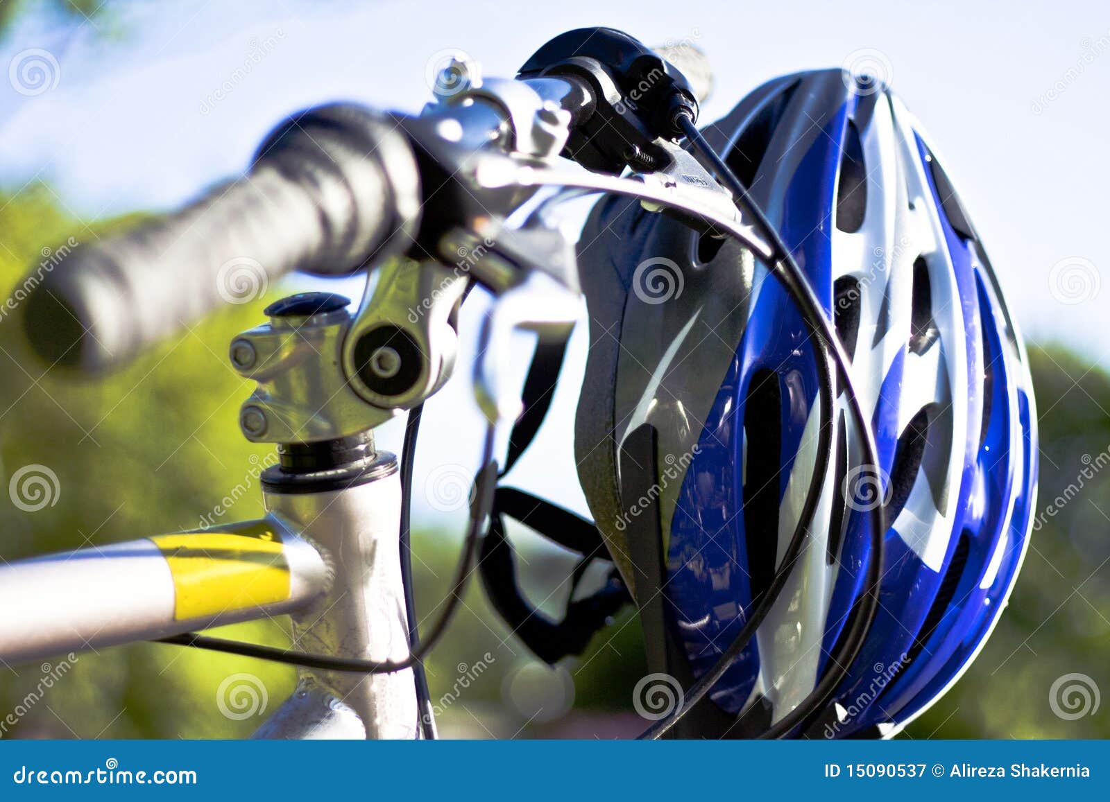 Cycling Using Safety Equipment Stock Image Image of danger, biker
