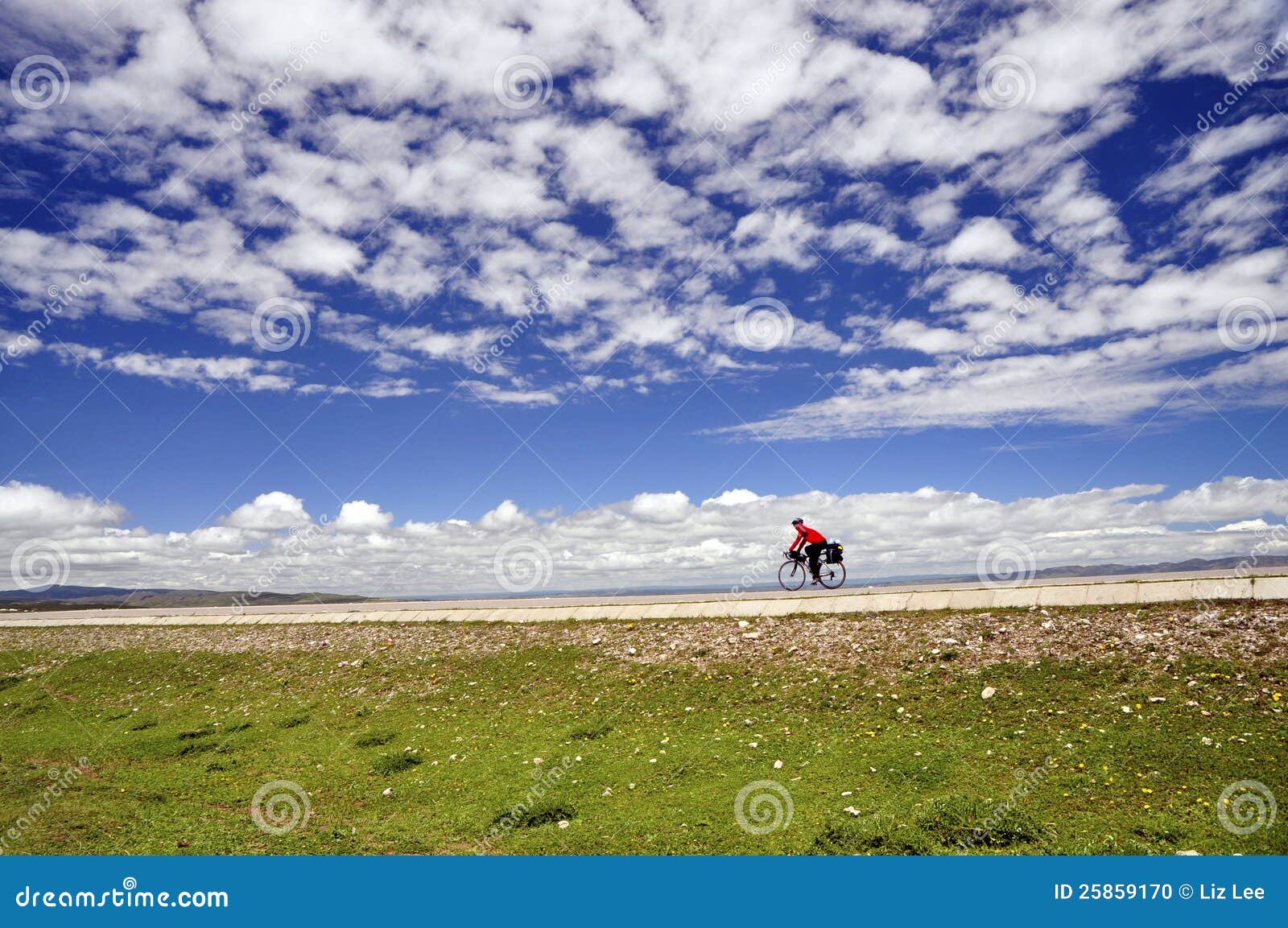 blue sky cycling