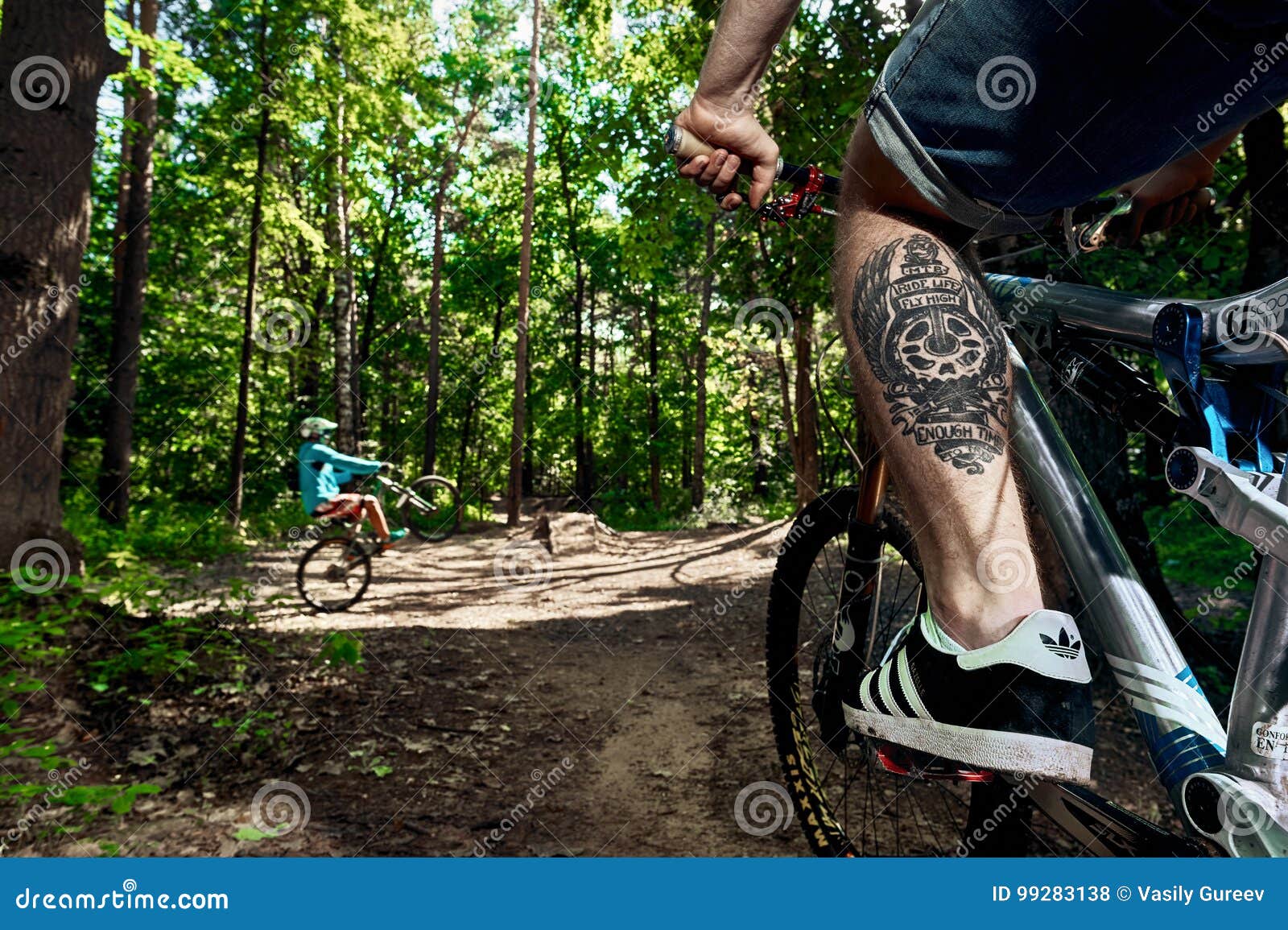 Outdoors tattoo and t-shirt design. Bicycle tattoo art. Symbol of travel,  tourism, adventure, camping. Mountains in bicycle wheels t-shirt design  Stock Vector | Adobe Stock