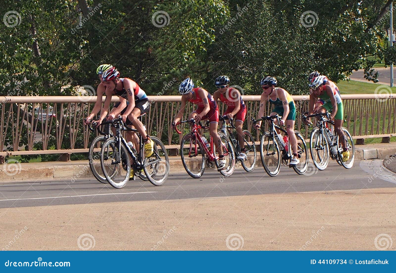 Cyclists at Triathlon editorial stock image. Image of alberta 44109734