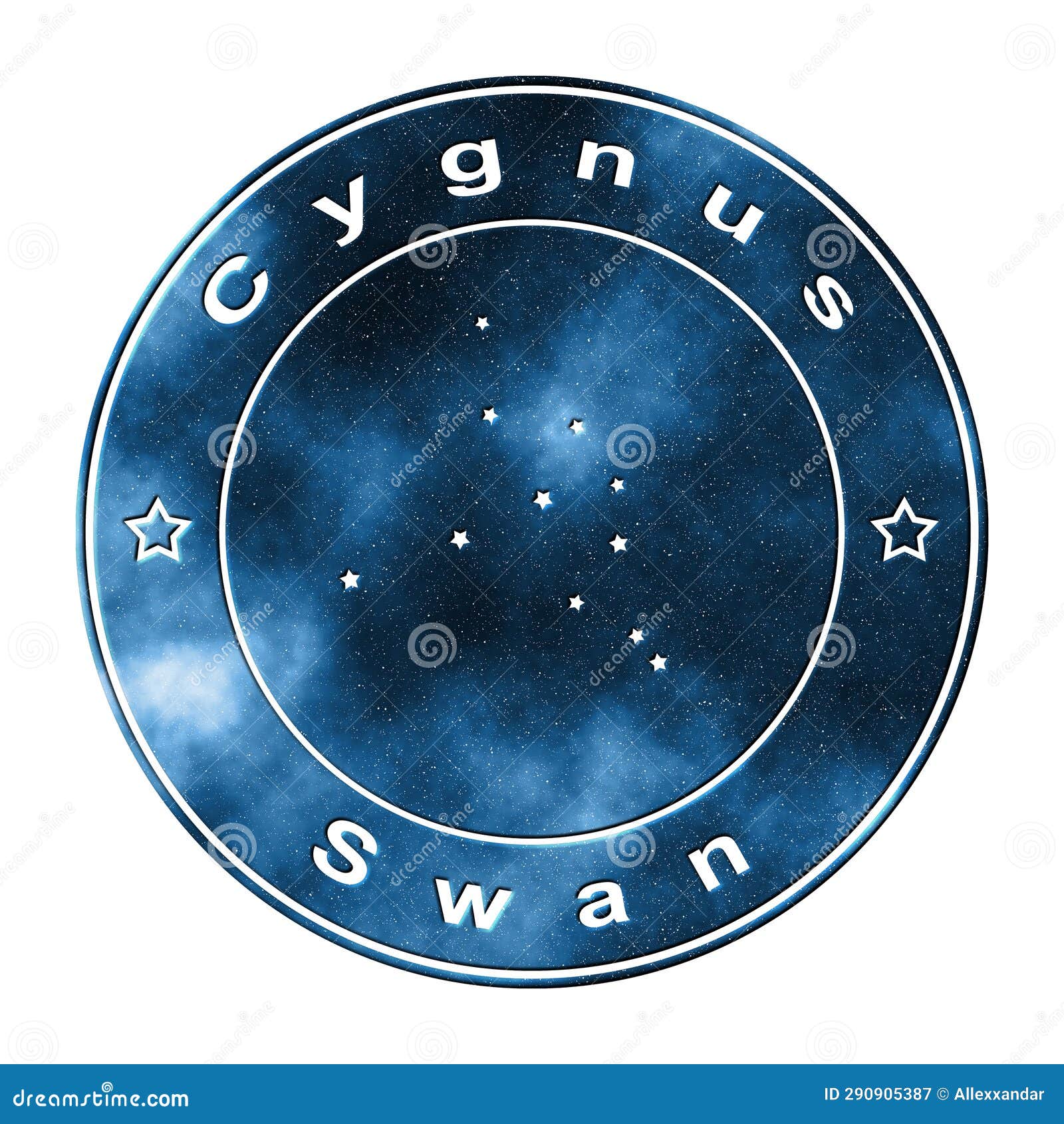 Cygnus Star Constellation, Swan Constellation, Northern Cross Stock ...