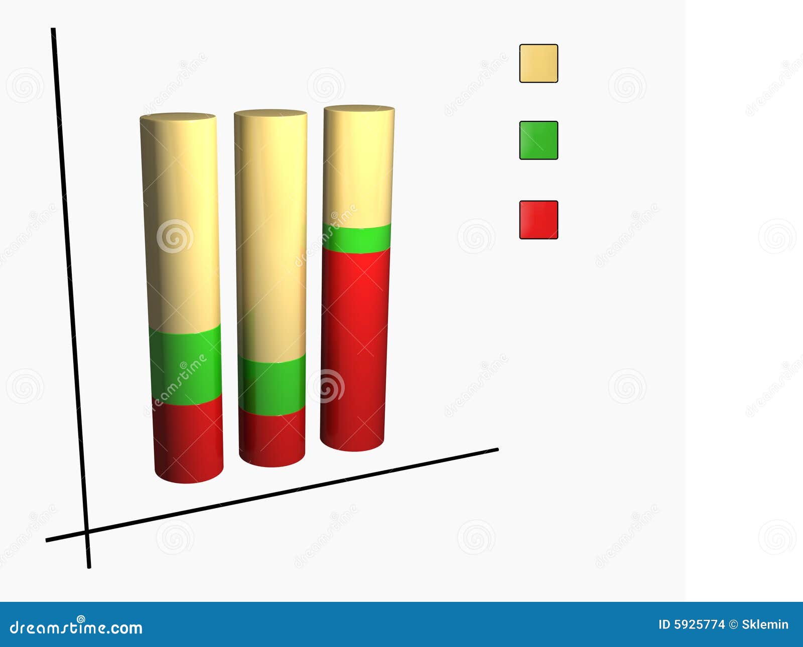 Cylinder Graph stock illustration. Illustration of mathematical 5925774