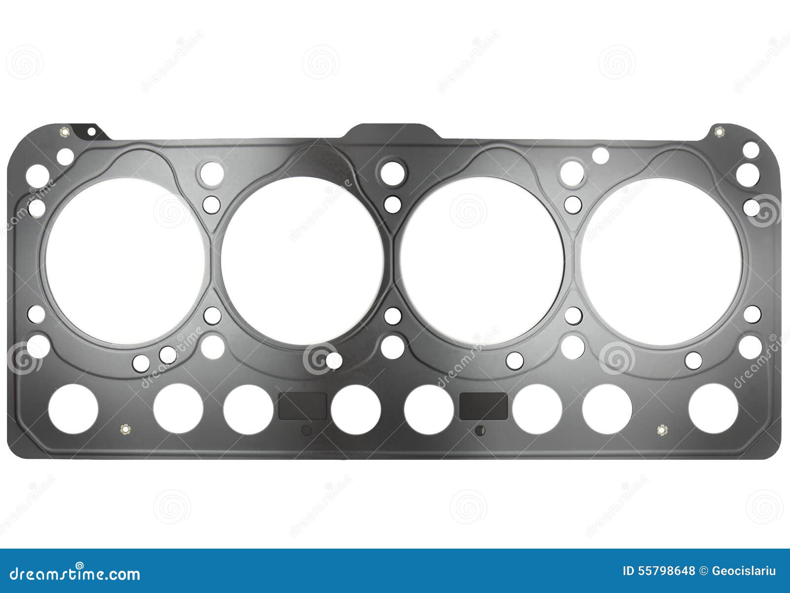 Cylinder head gasket stock photo. Image of plated, replacement 55798648