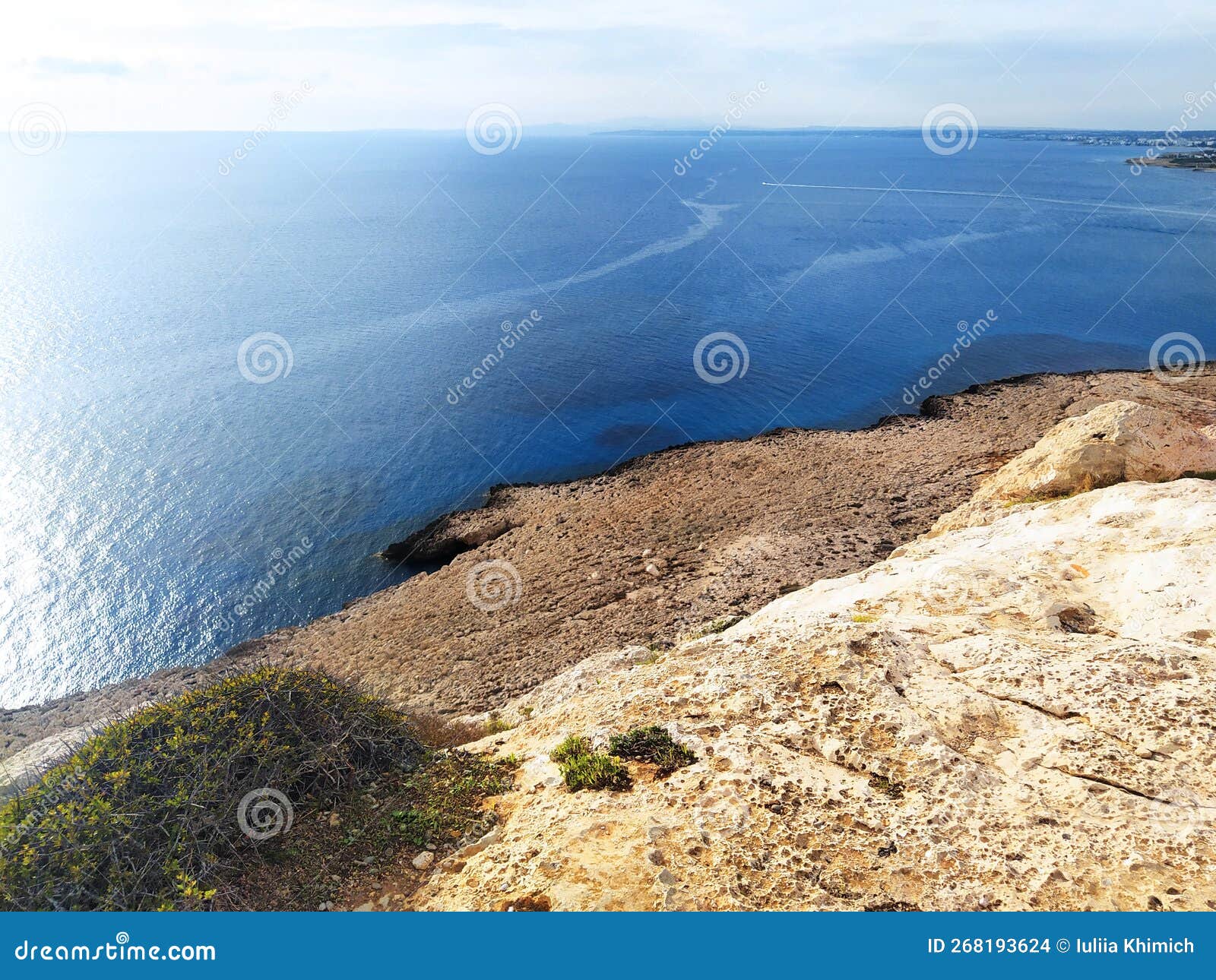 Sea Summer Landscape Coast Of The Greek Island. Mediterranean Sea