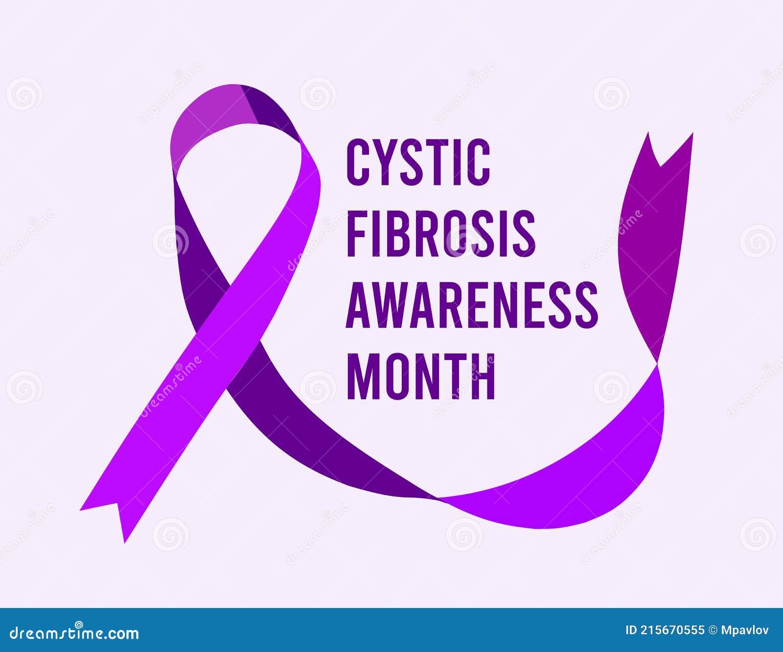 Cystic Fibrosis Awareness Month. Vector Illustration Stock Vector