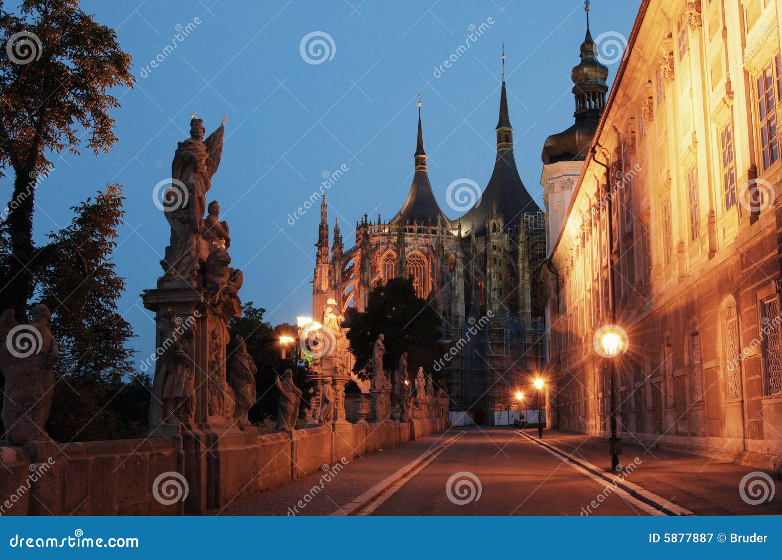 czech republic, kutna hora - unesco