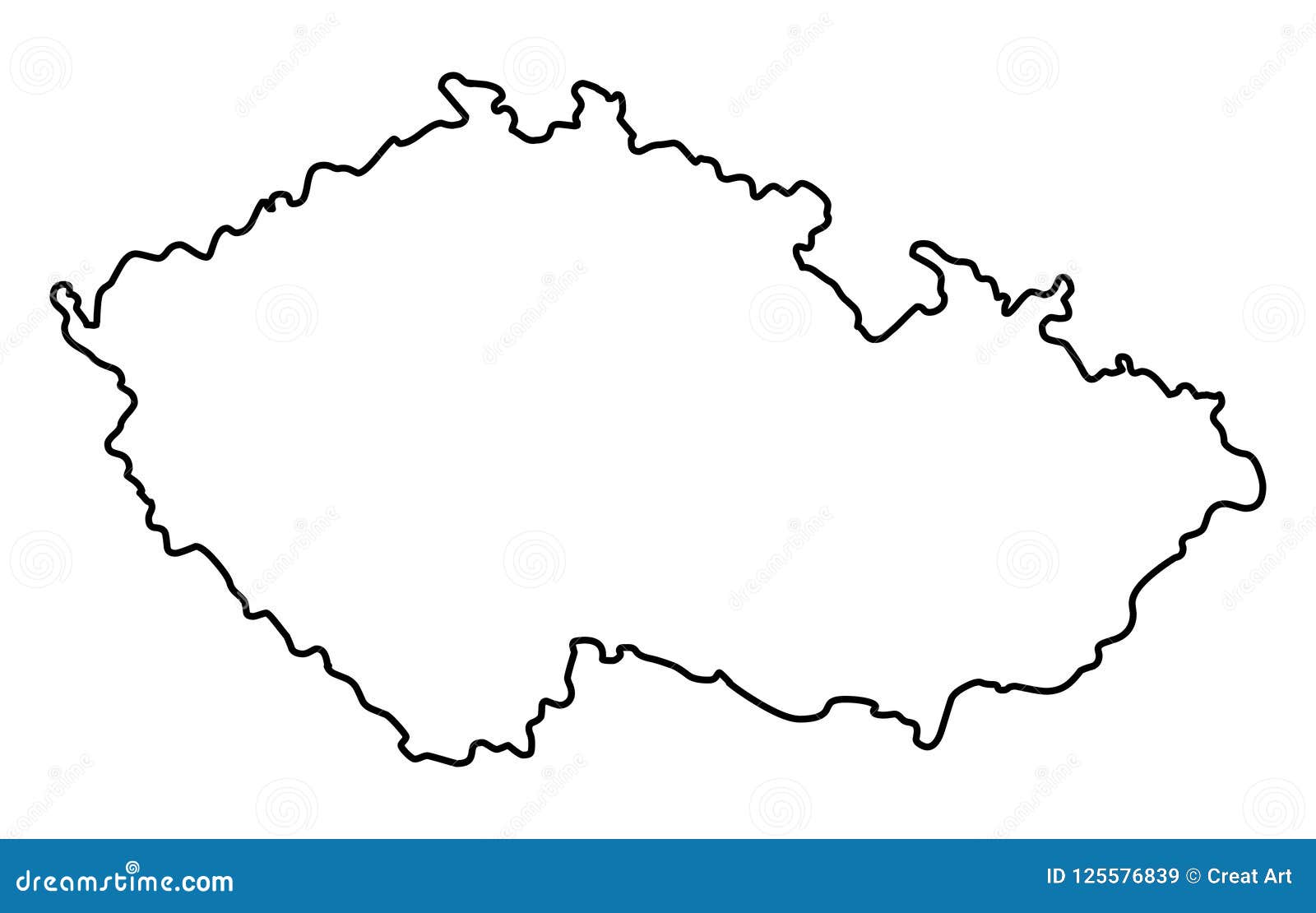 pic Czech Republic Map Outline https www dreamstime com czech republic outline map vector illustration czech republic outline map vector illustration isolated white background image125576839